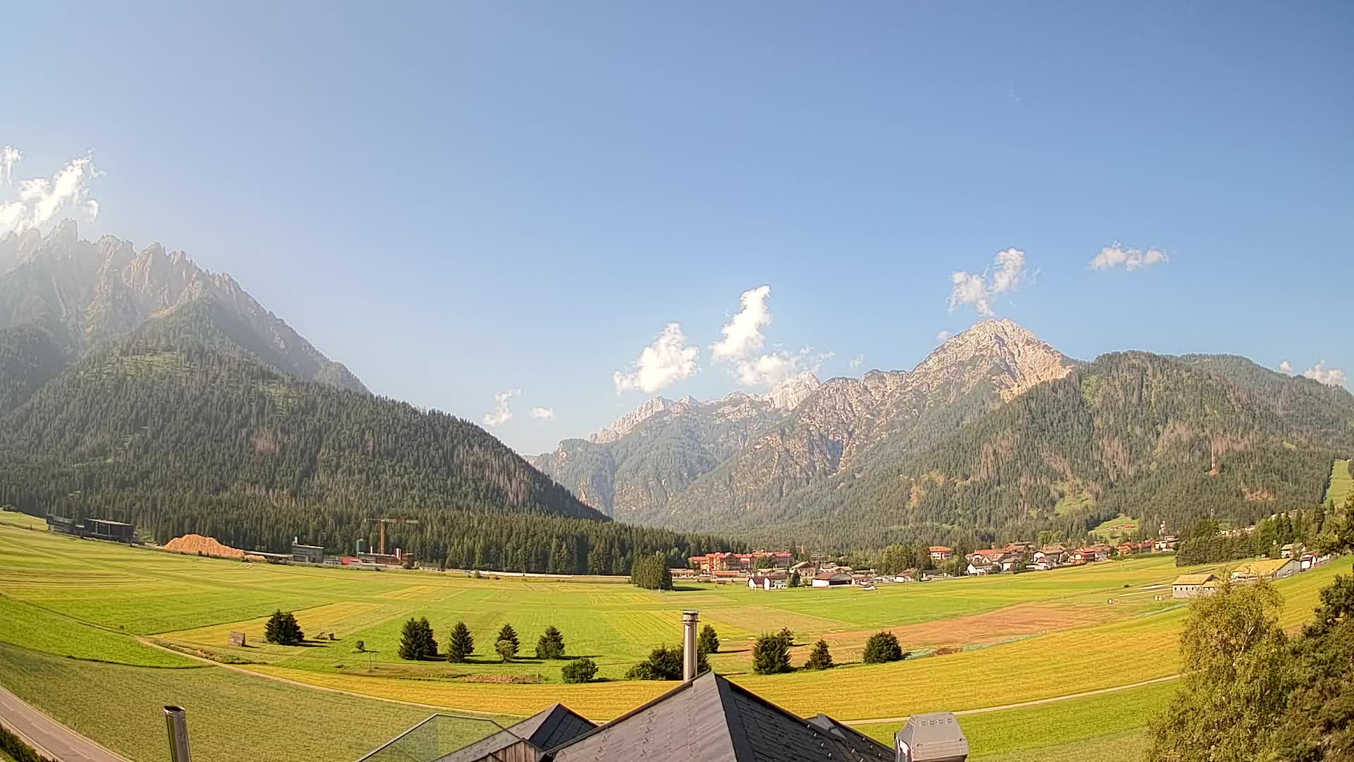 Webcam Toblach Dolomiten – Blick vom Hotel Rosengarten