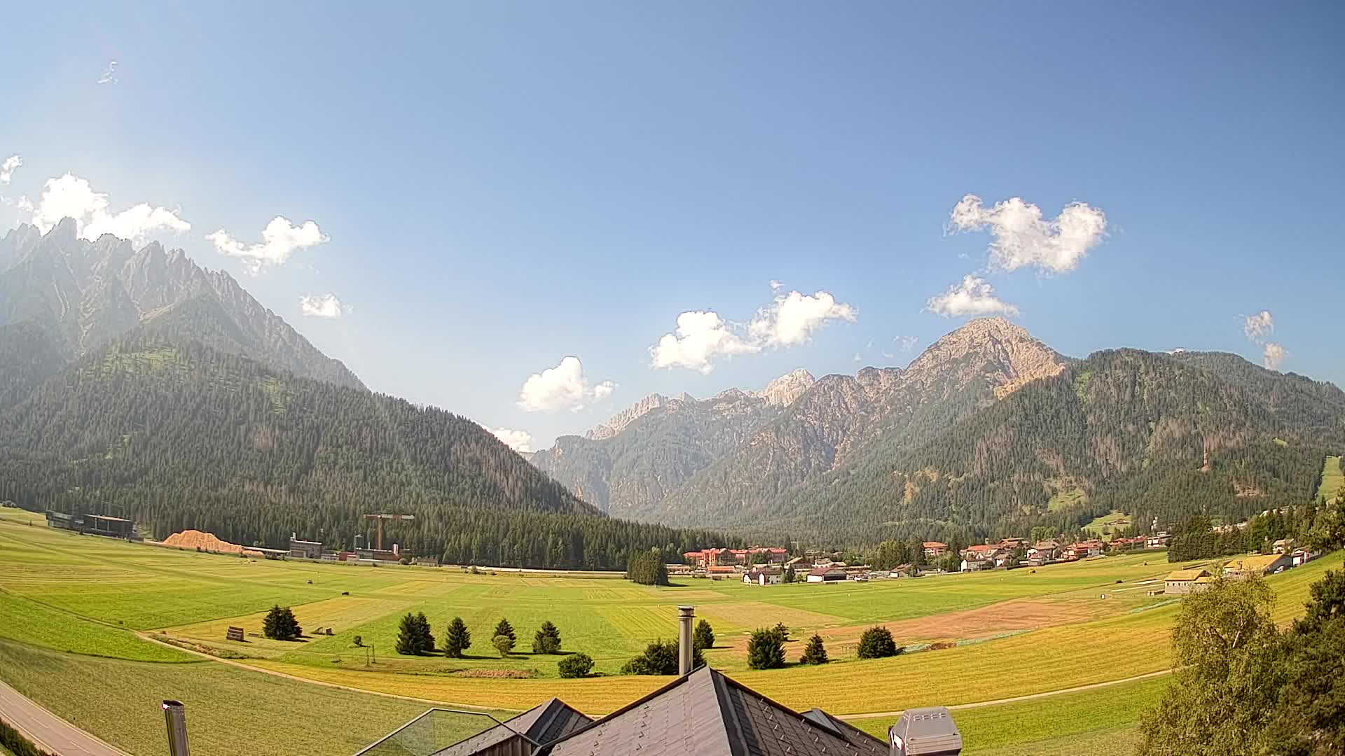 Webcam Toblach Dolomiten – Blick vom Hotel Rosengarten