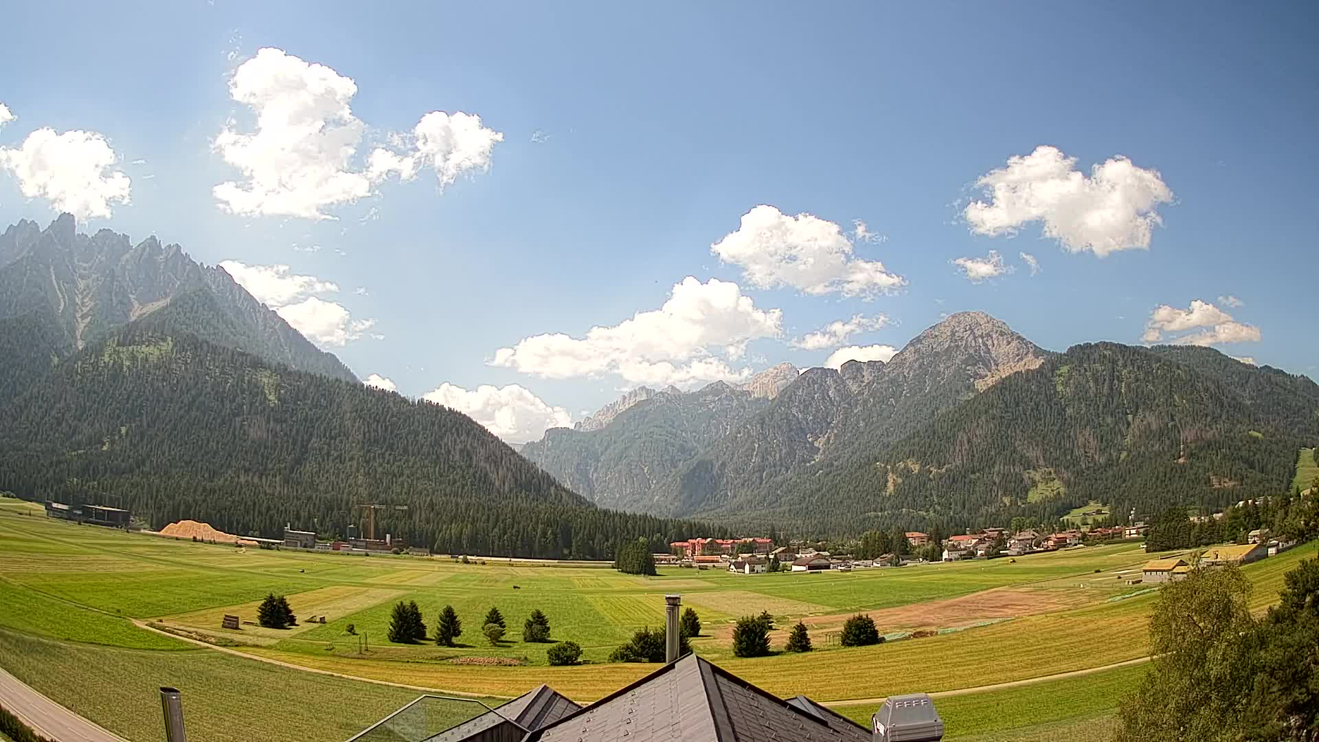 Webcam Toblach Dolomiten – Blick vom Hotel Rosengarten