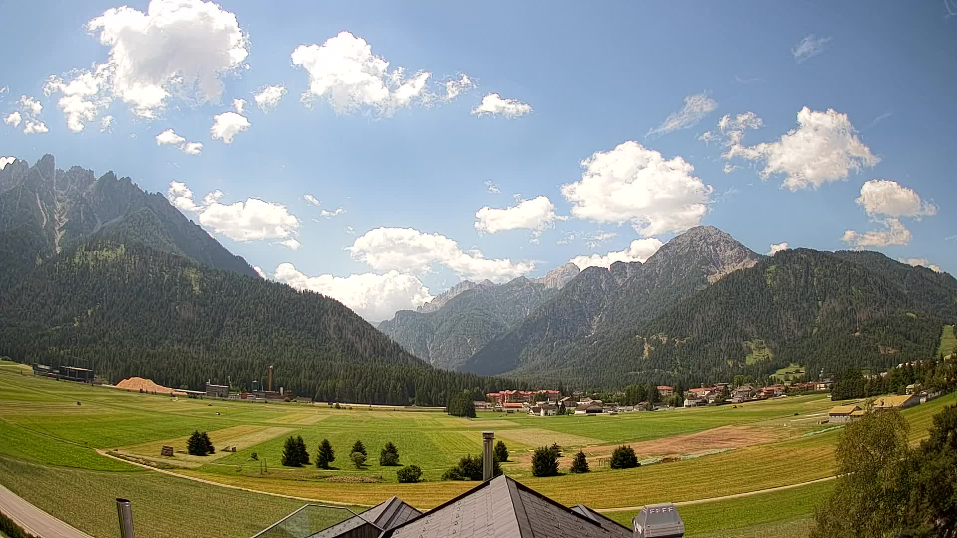 Webcam Toblach Dolomites – Vue depuis l’Hôtel Rosengarten
