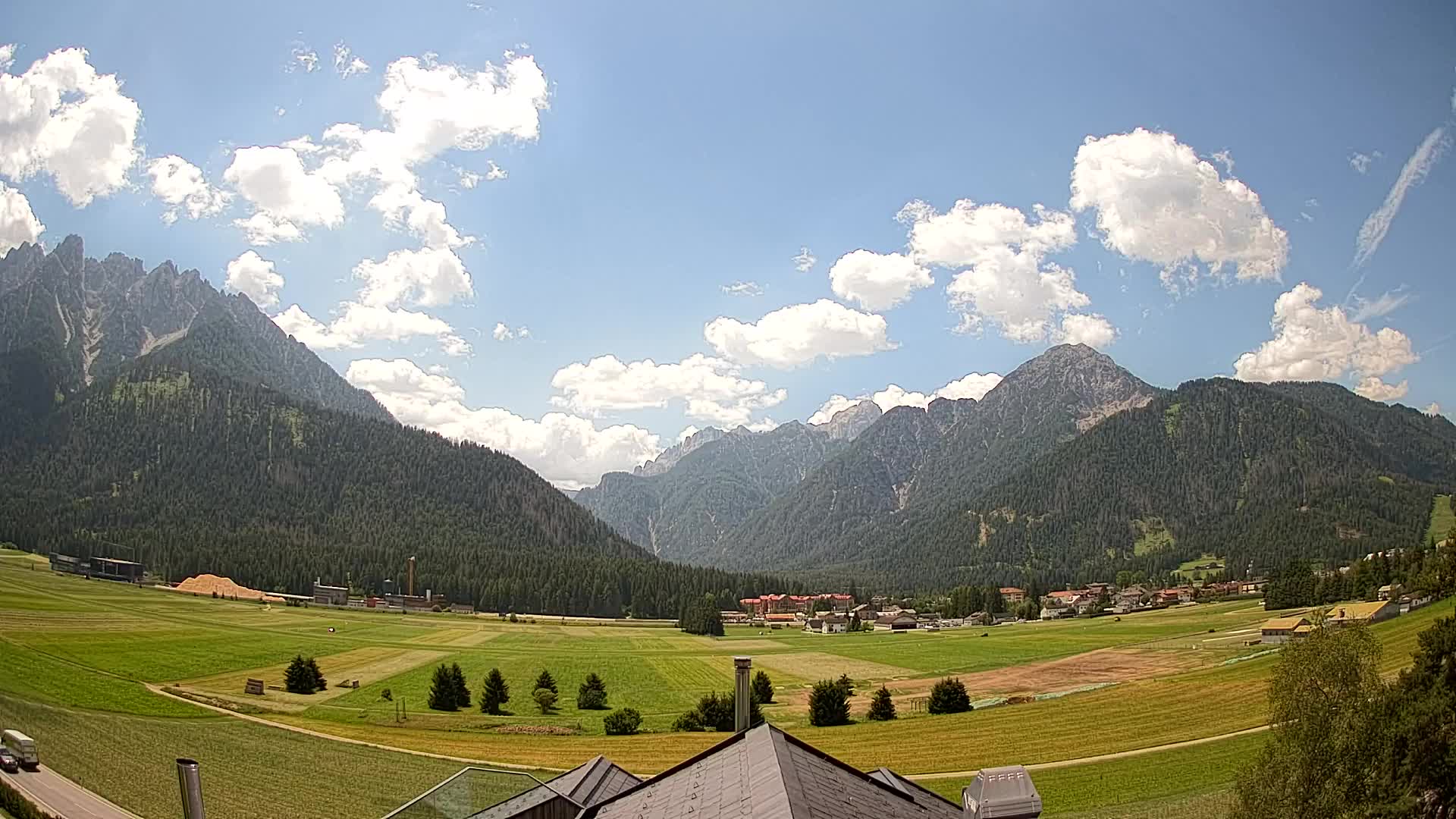 Webcam Toblach Dolomiten – Blick vom Hotel Rosengarten