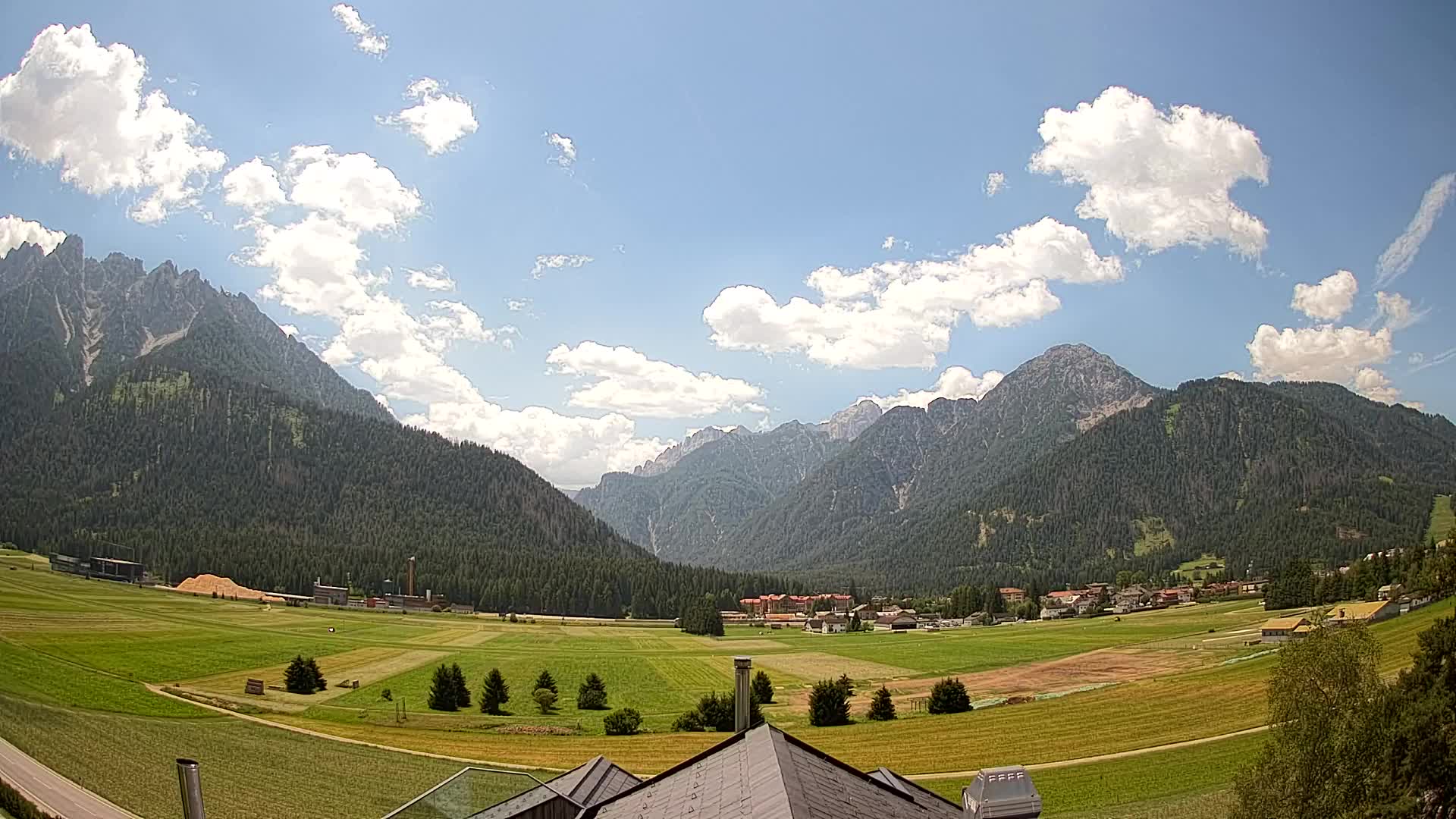 Webcam Toblach Dolomites – Vue depuis l’Hôtel Rosengarten