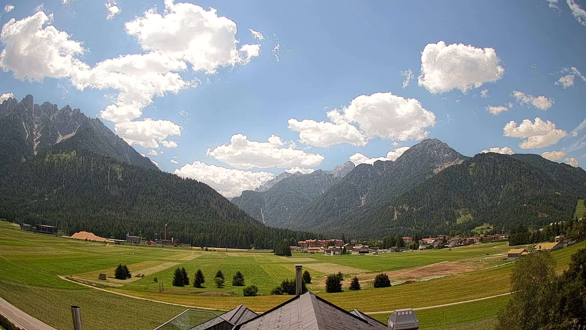 Webcam Toblach Dolomiten – Blick vom Hotel Rosengarten