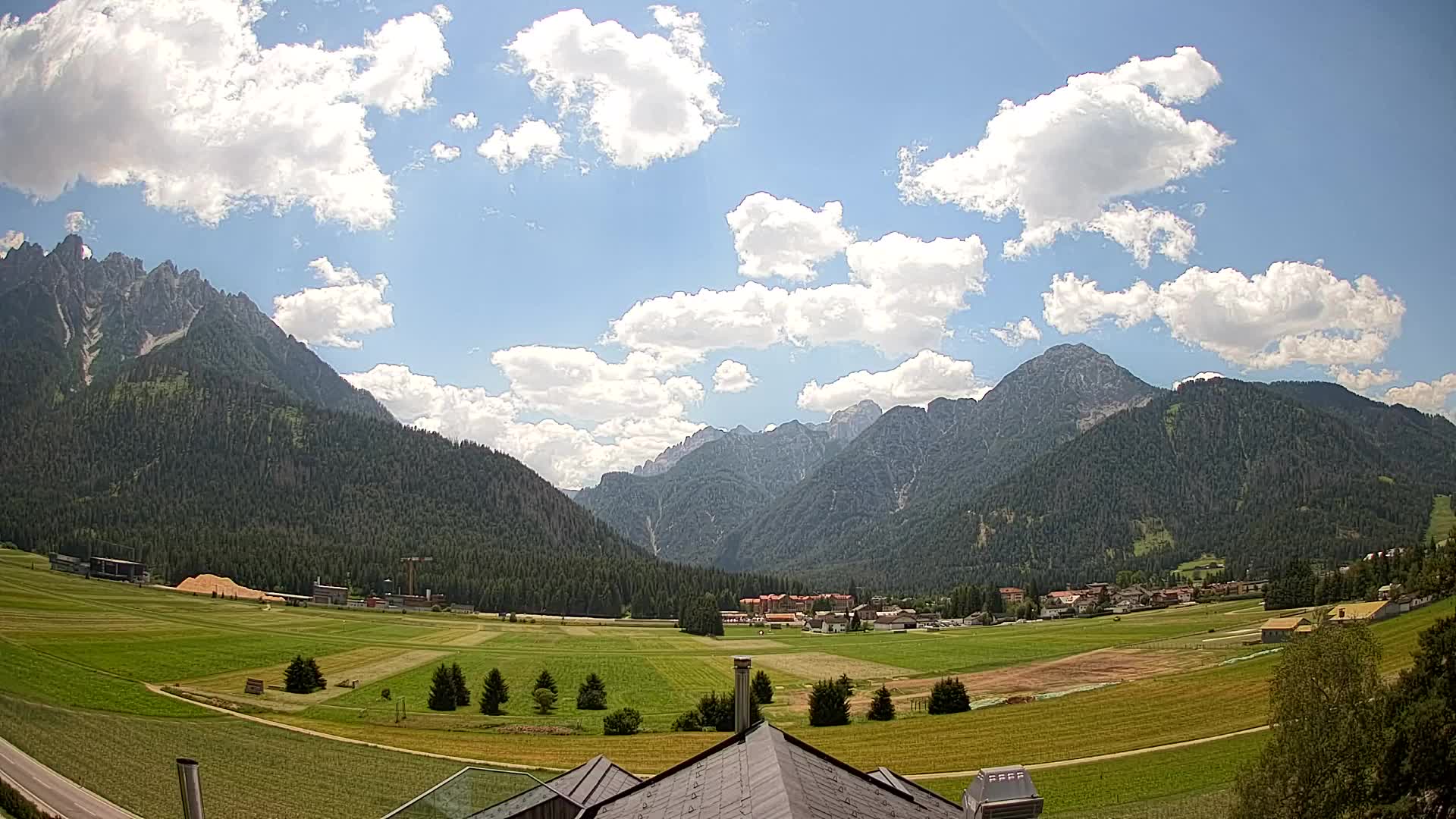 Webcam Toblach Dolomites – Vue depuis l’Hôtel Rosengarten