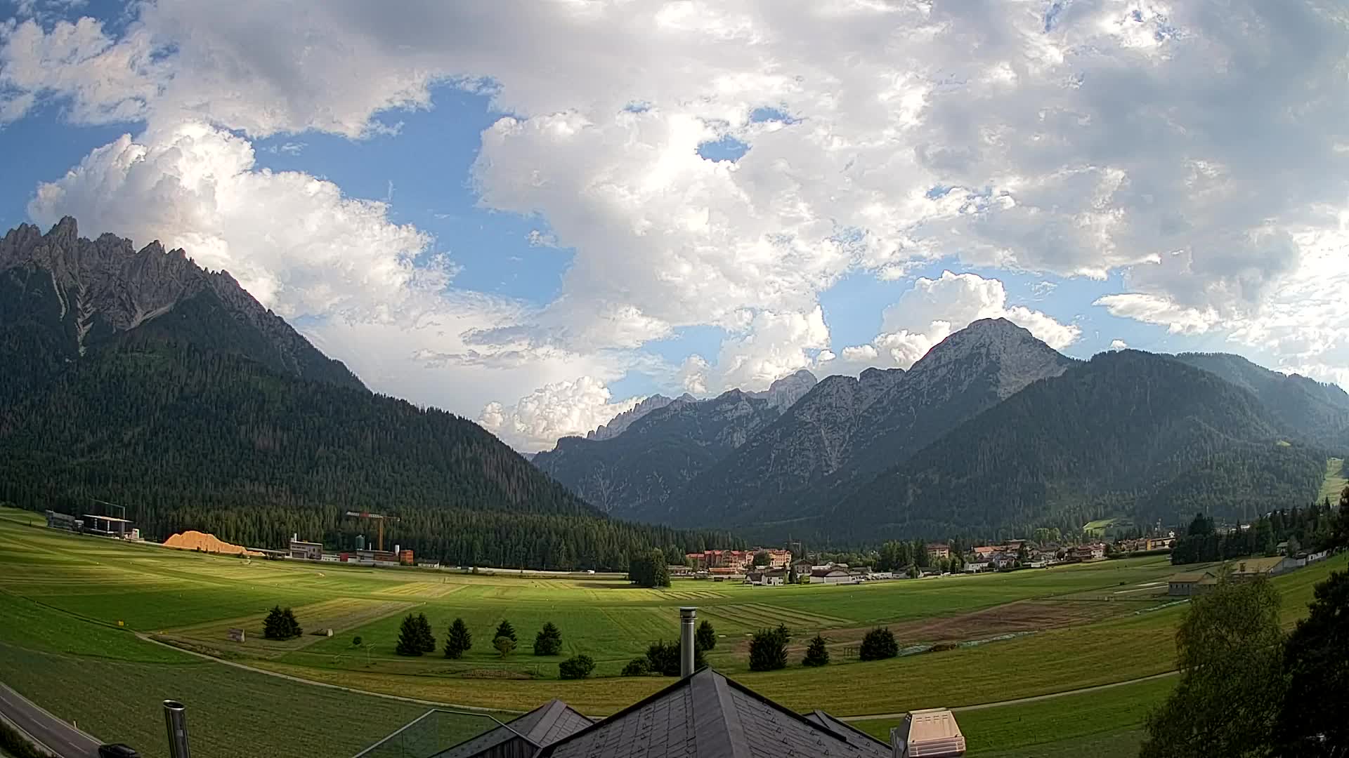 Webcam Toblach Dolomiten – Blick vom Hotel Rosengarten