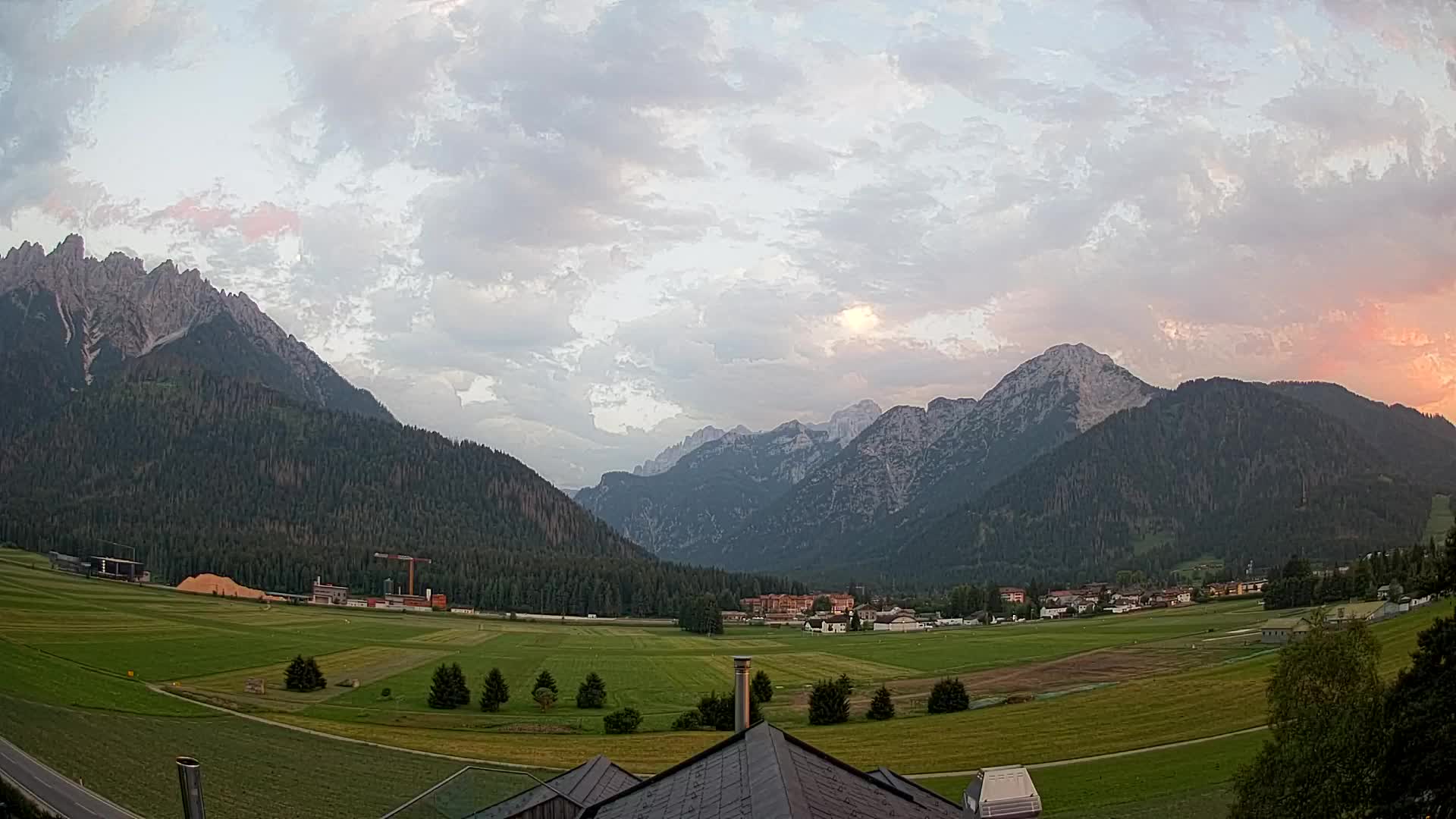 Webcam Toblach Dolomites – Vue depuis l’Hôtel Rosengarten