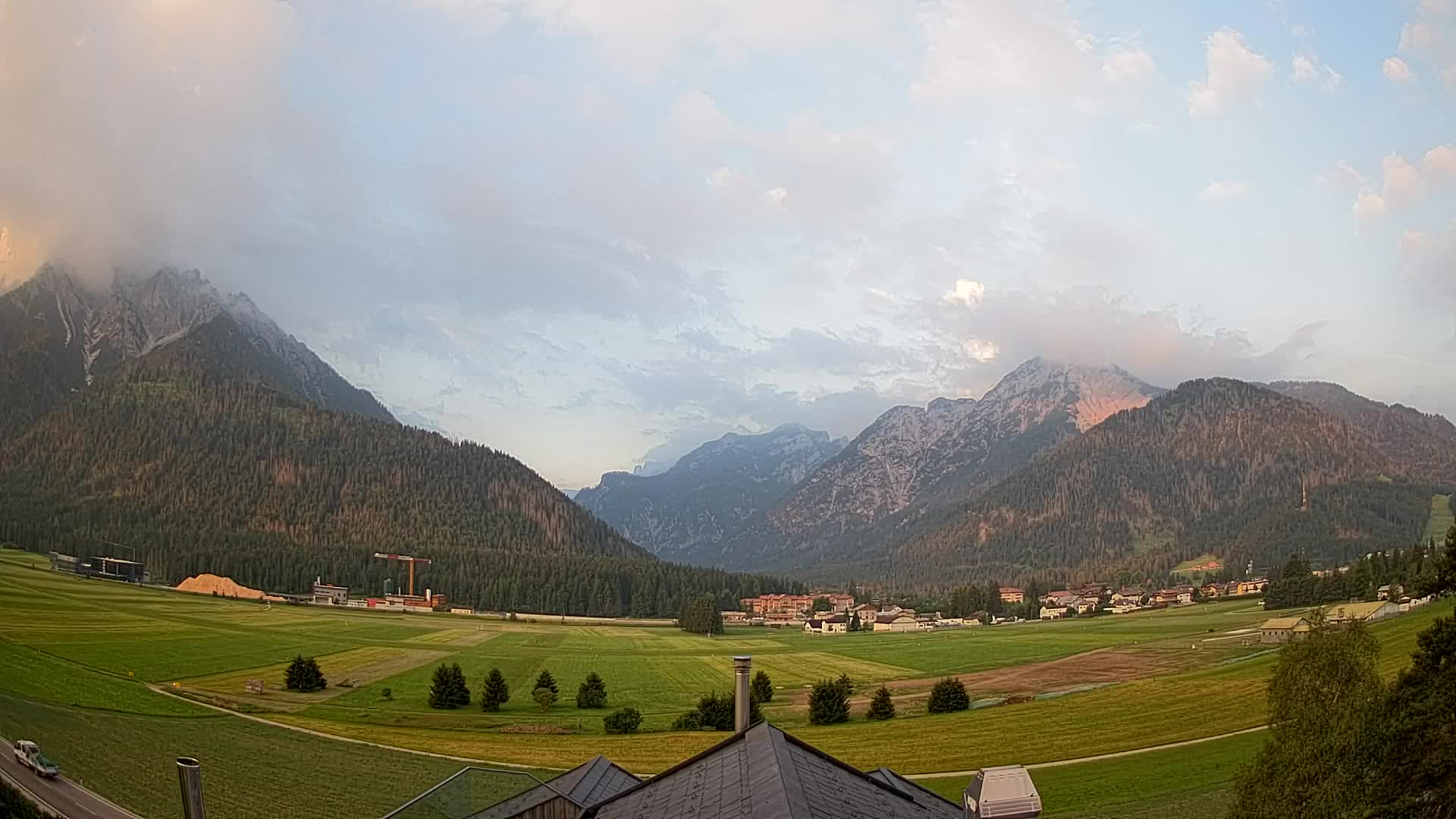 Webcam Toblach Dolomiten – Blick vom Hotel Rosengarten