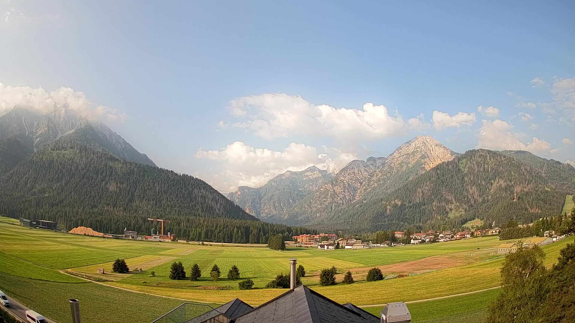Webcam Toblach Dolomiten – Blick vom Hotel Rosengarten