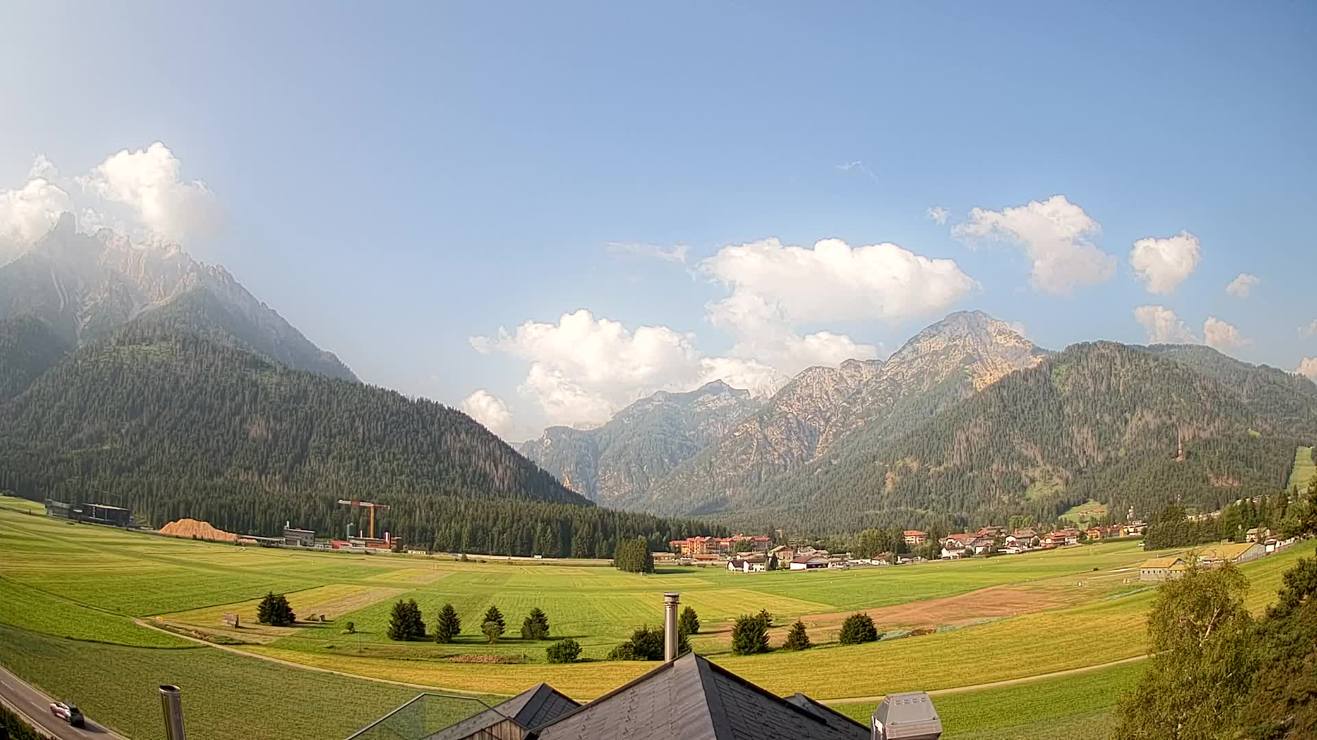 Webcam Toblach Dolomiten – Blick vom Hotel Rosengarten