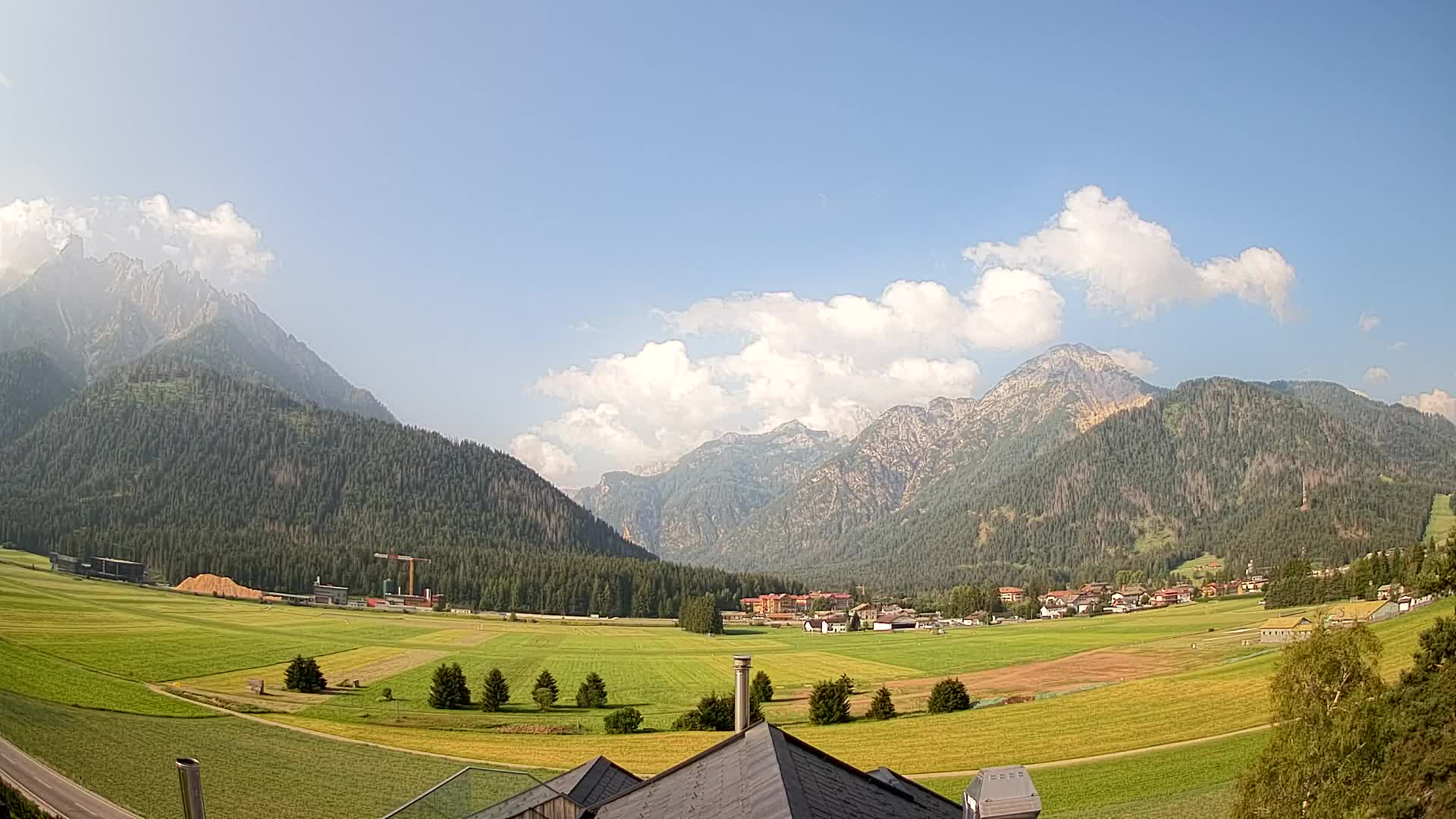 Webcam Toblach Dolomiten – Blick vom Hotel Rosengarten
