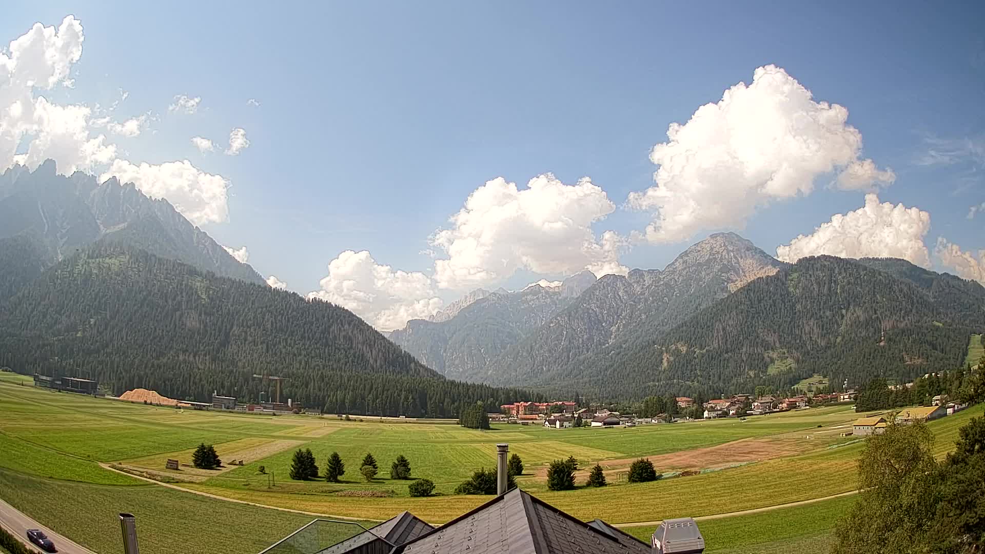 Webcam Toblach Dolomiten – Blick vom Hotel Rosengarten