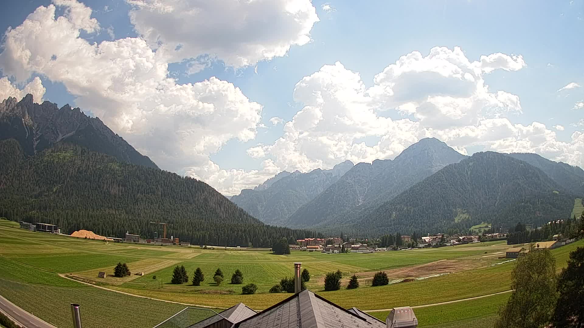 Webcam Toblach Dolomiten – Blick vom Hotel Rosengarten
