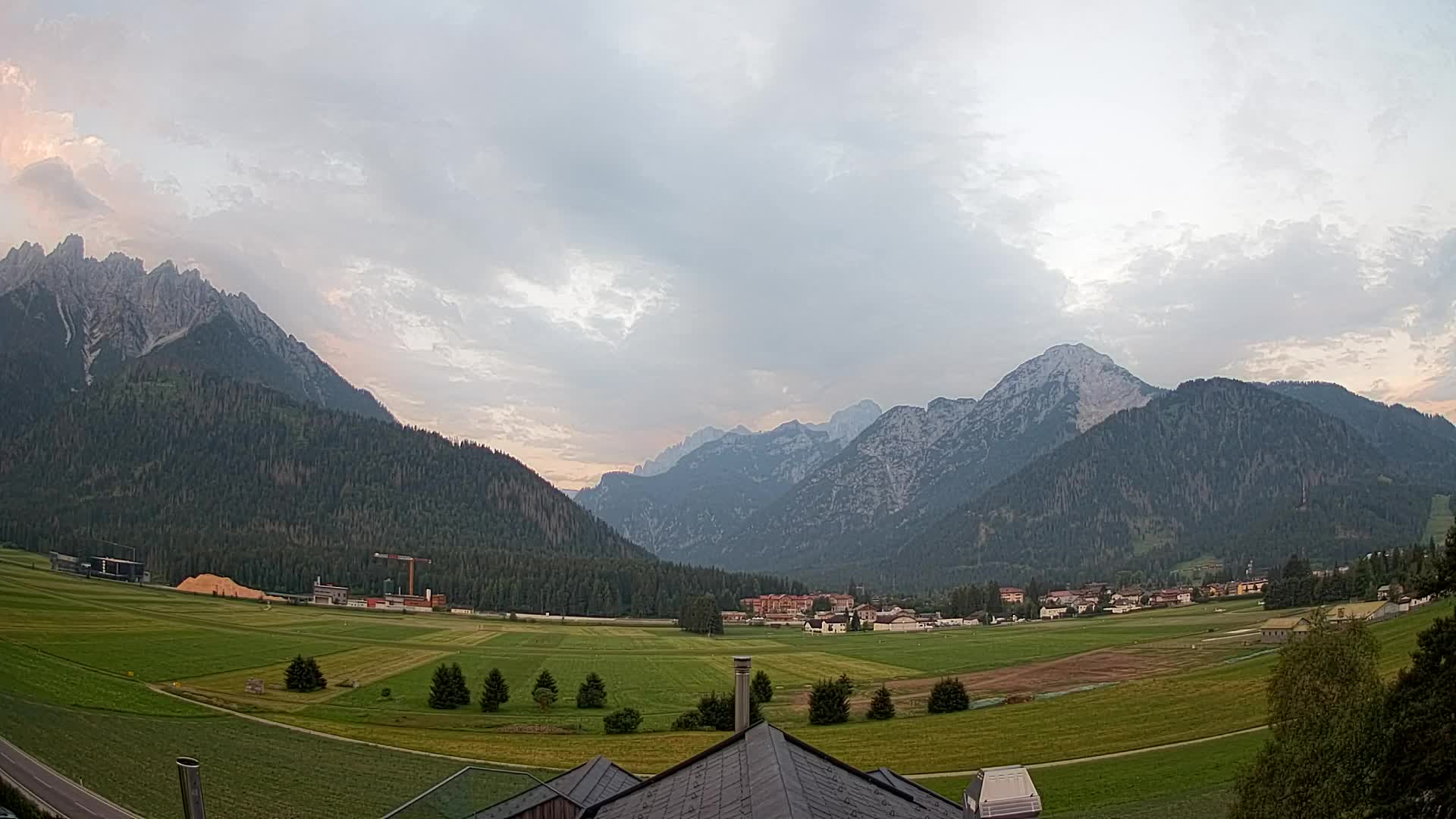 Webcam Toblach Dolomites – Vue depuis l’Hôtel Rosengarten