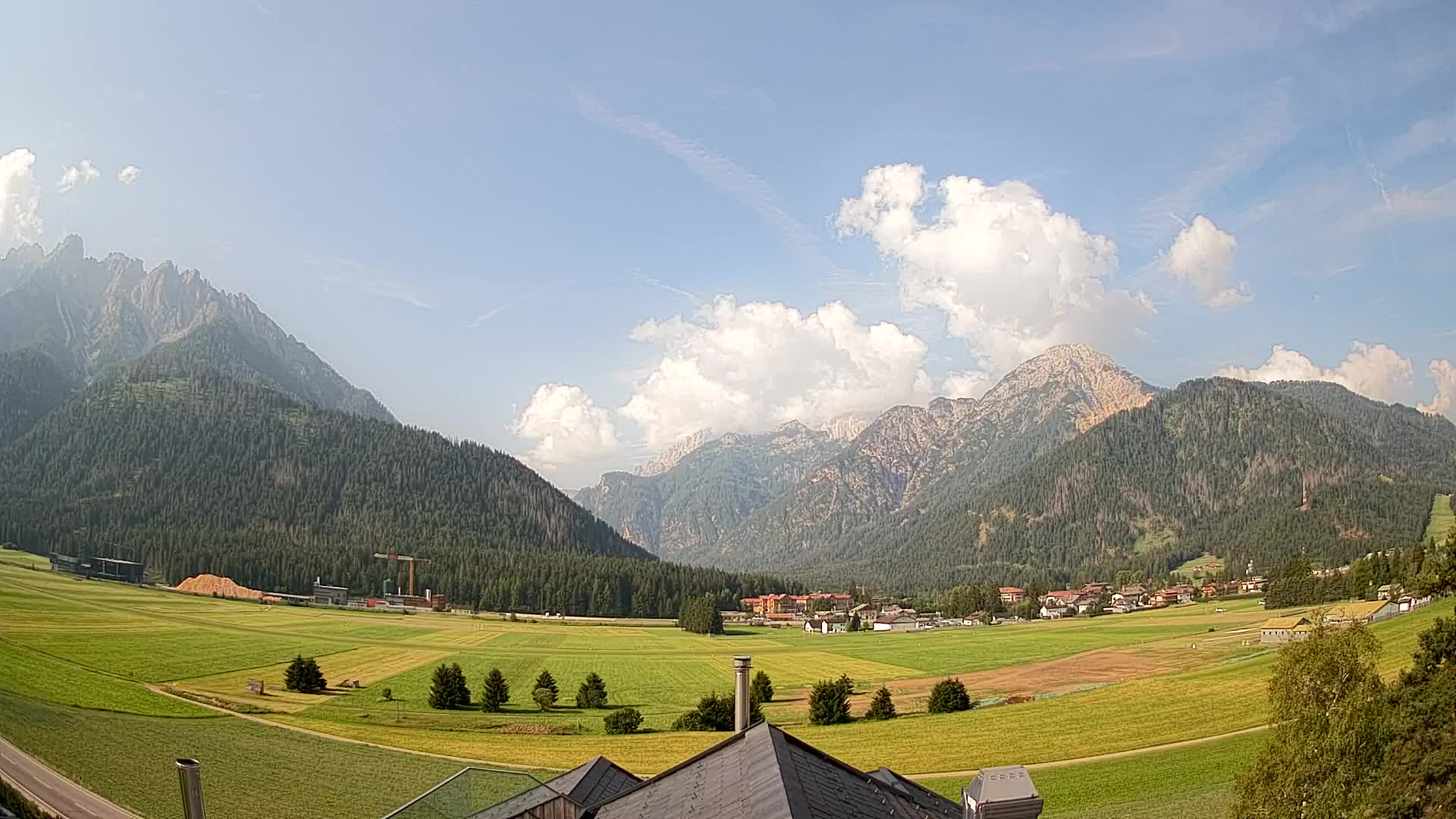 Webcam Toblach Dolomiten – Blick vom Hotel Rosengarten