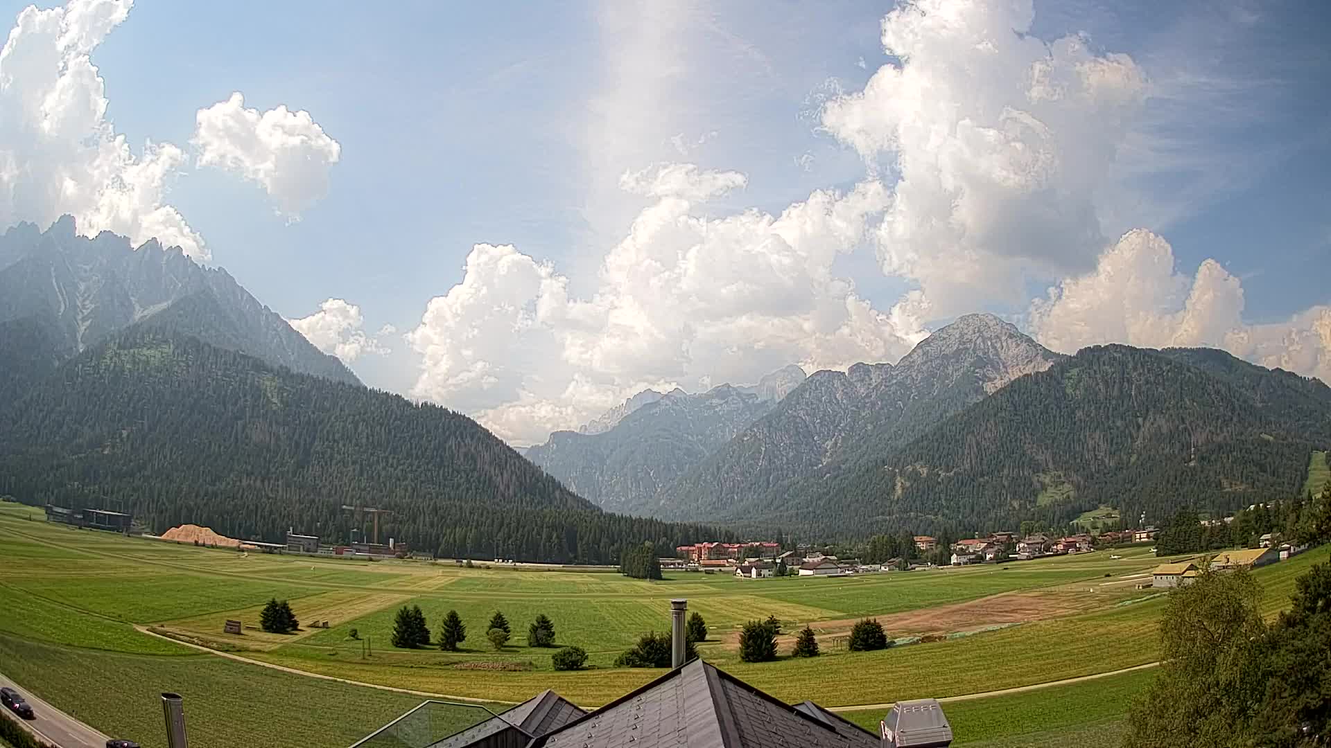 Webcam Toblach Dolomitas – Vista desde el Hotel Rosengarten