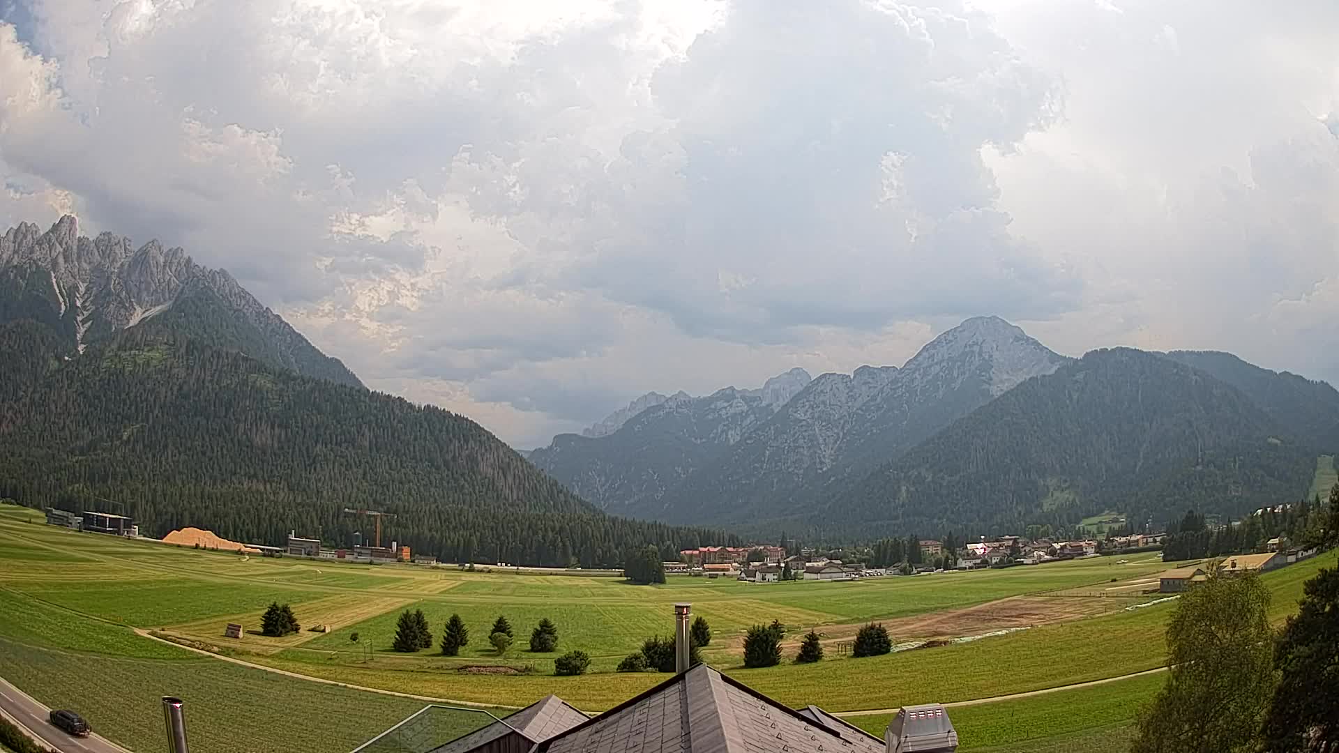Webcam Toblach Dolomites – Vue depuis l’Hôtel Rosengarten
