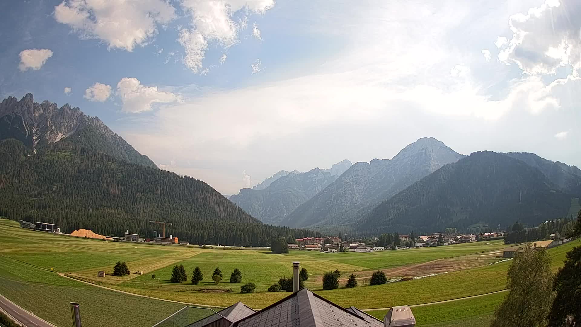 Webcam Toblach Dolomiten – Blick vom Hotel Rosengarten