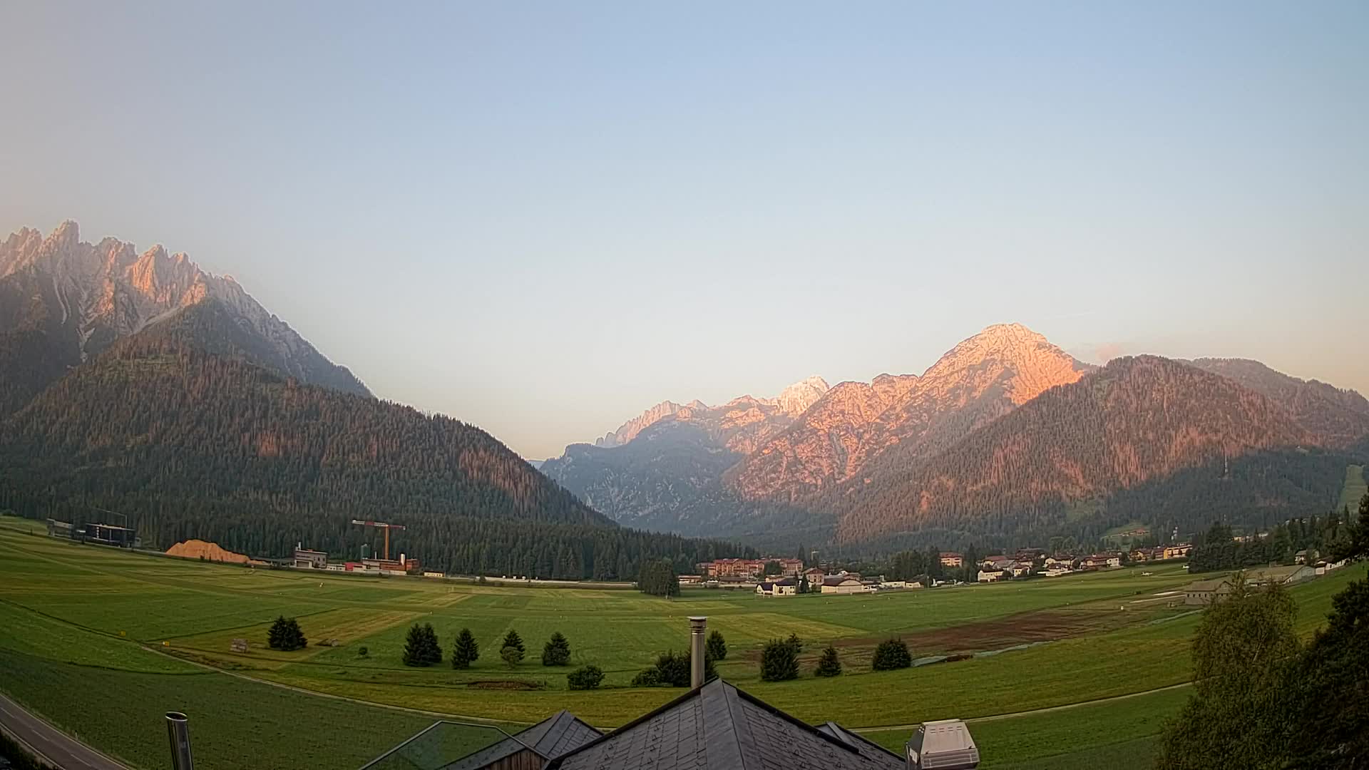 Webcam Toblach Dolomiten – Blick vom Hotel Rosengarten