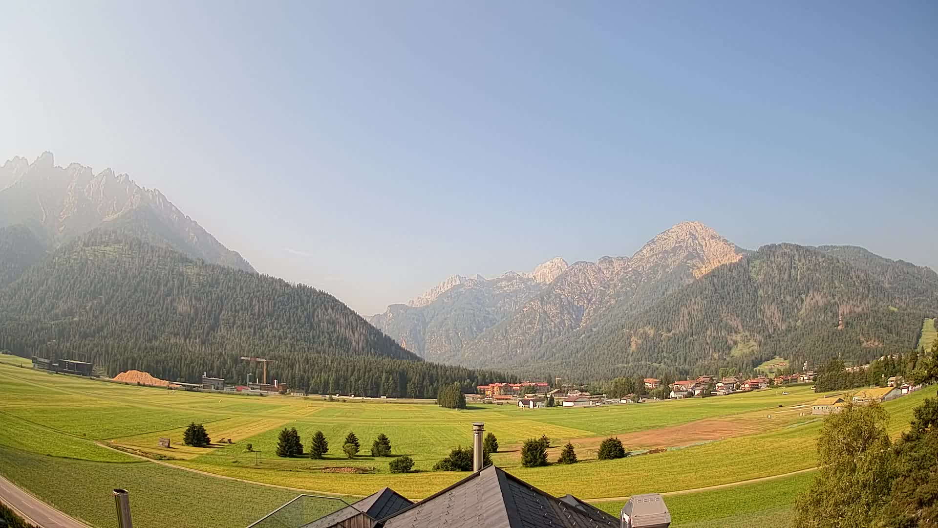 Webcam Toblach Dolomiten – Blick vom Hotel Rosengarten