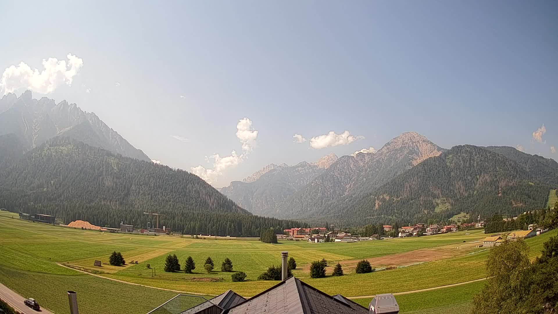 Webcam Toblach Dolomiten – Blick vom Hotel Rosengarten