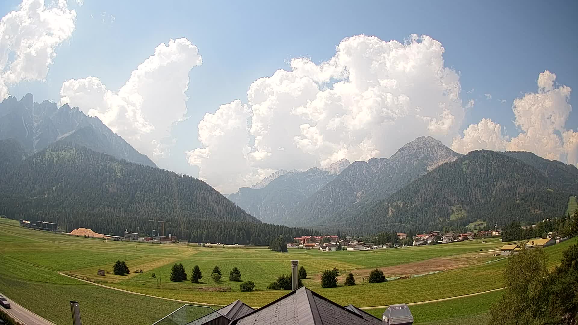 Webcam Toblach Dolomiten – Blick vom Hotel Rosengarten