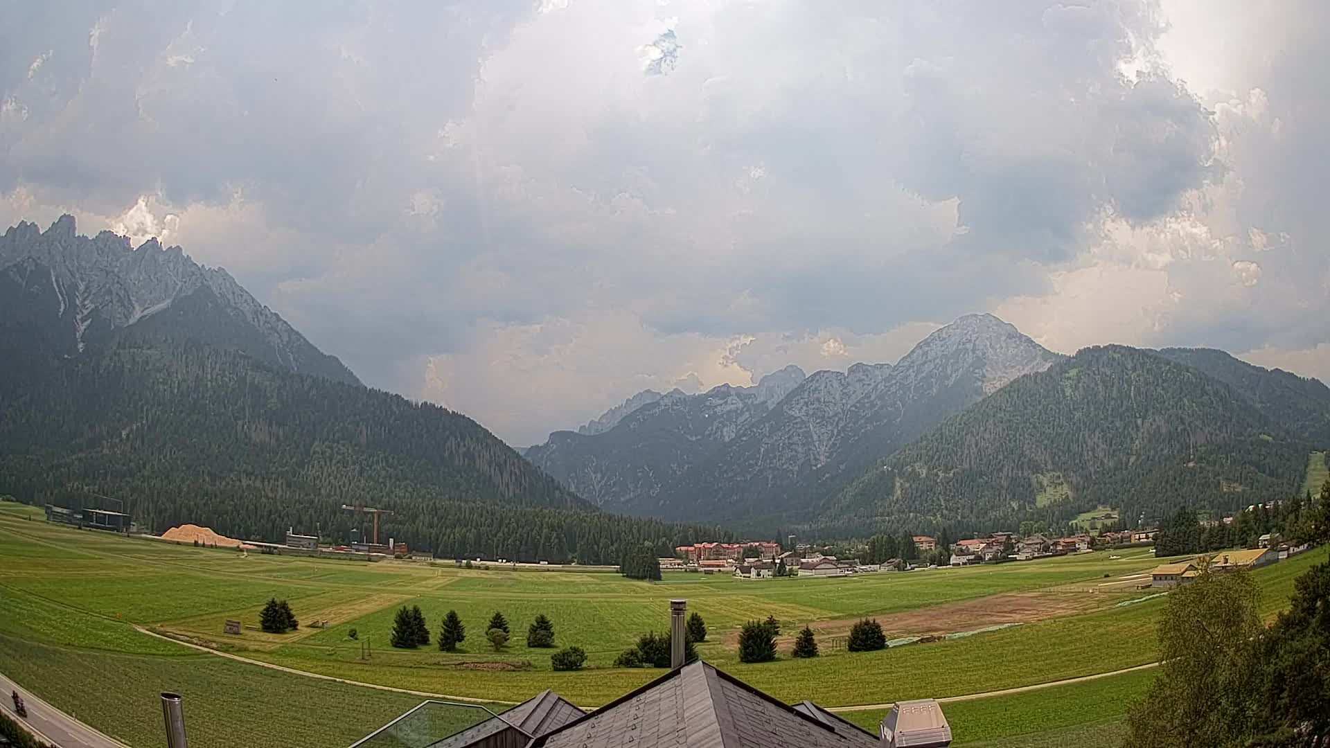 Webcam Toblach Dolomiten – Blick vom Hotel Rosengarten