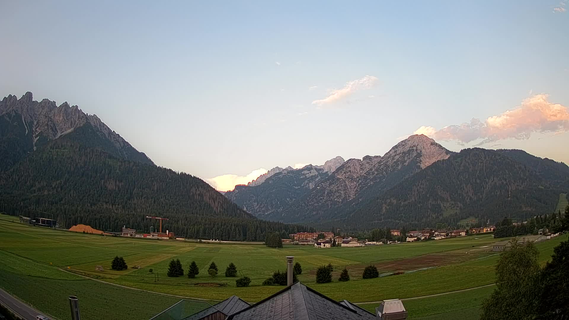 Webcam Toblach Dolomites – Vue depuis l’Hôtel Rosengarten