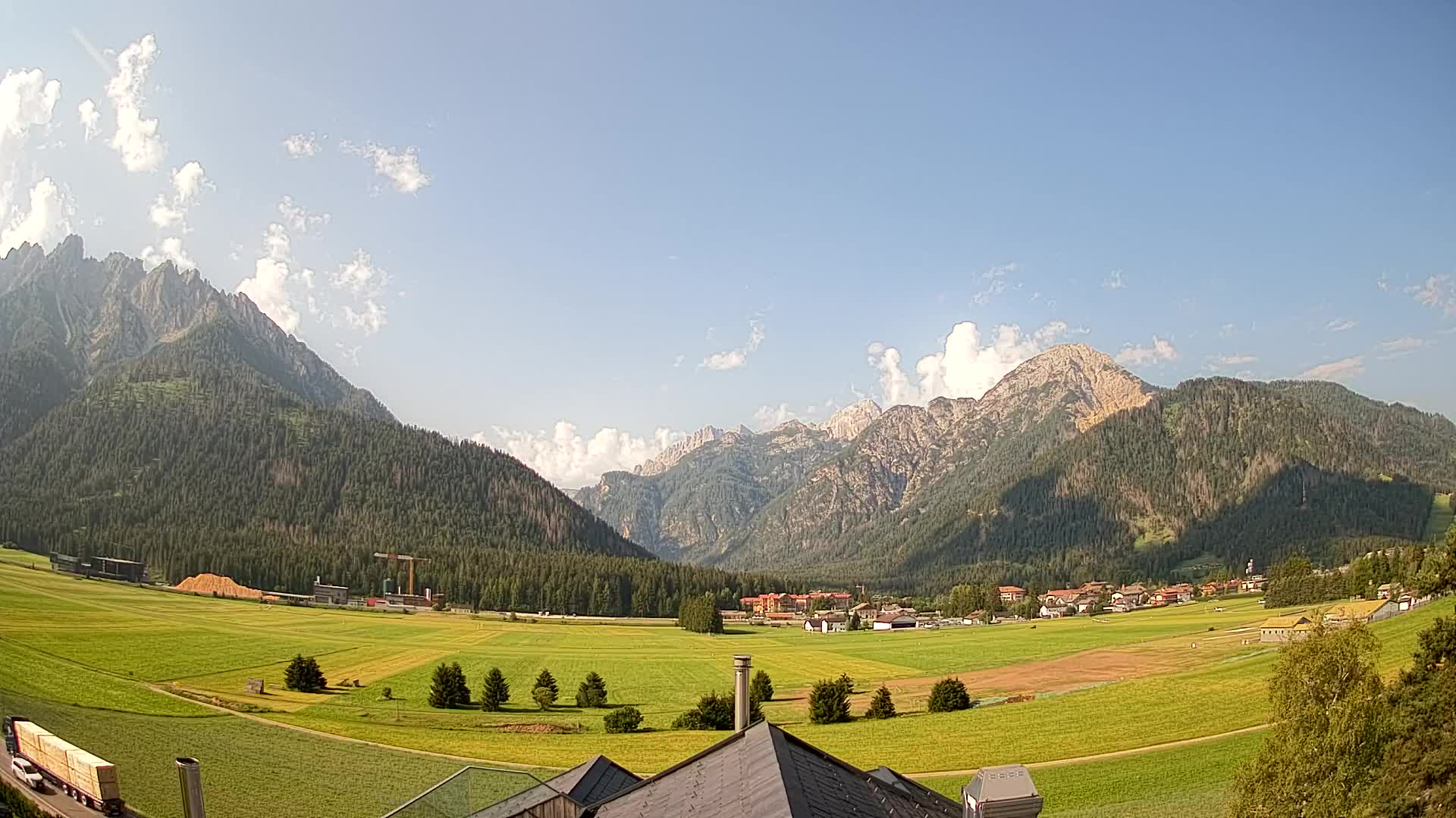Webcam Toblach Dolomites – Vue depuis l’Hôtel Rosengarten