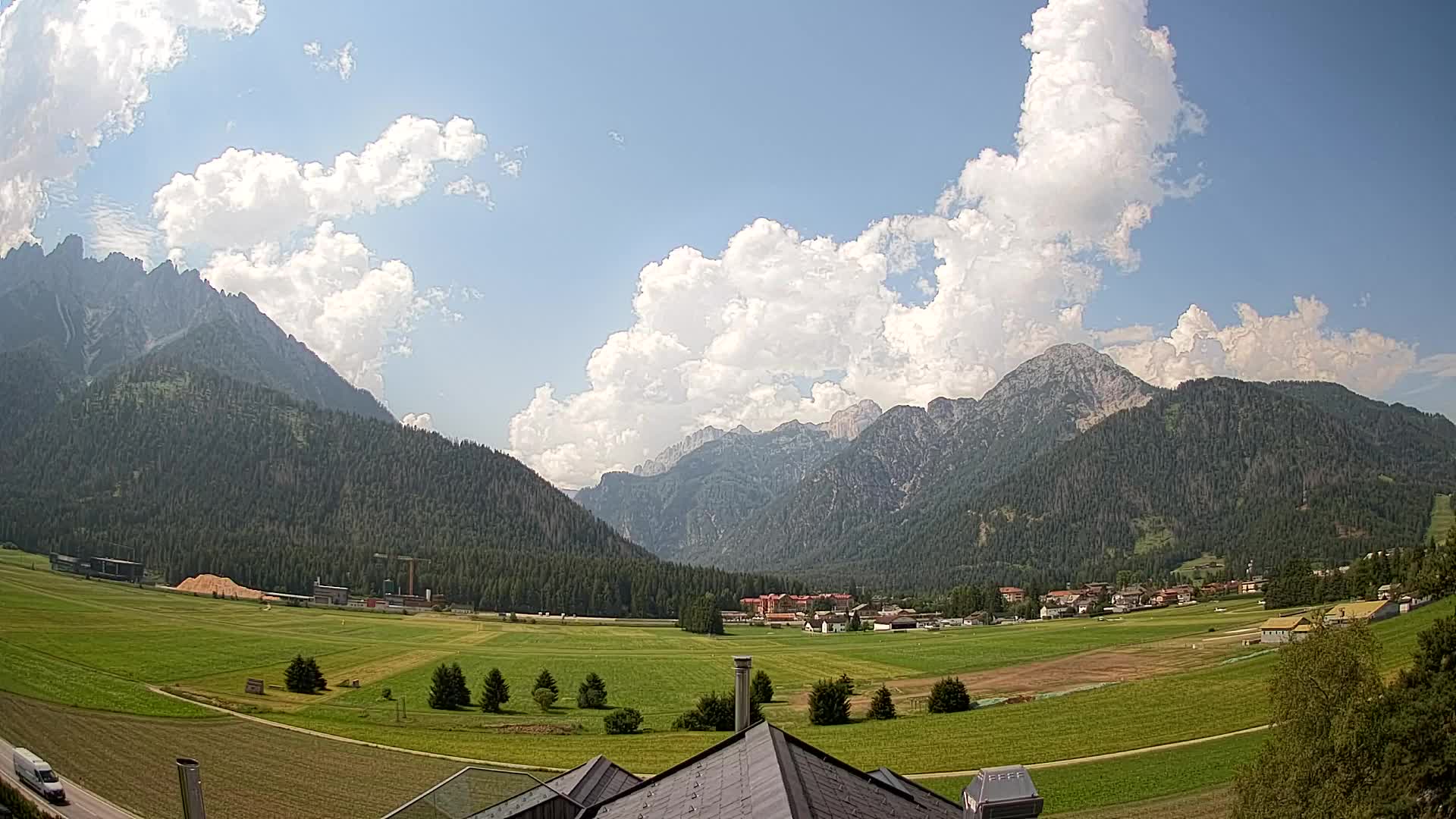 Webcam Toblach Dolomitas – Vista desde el Hotel Rosengarten