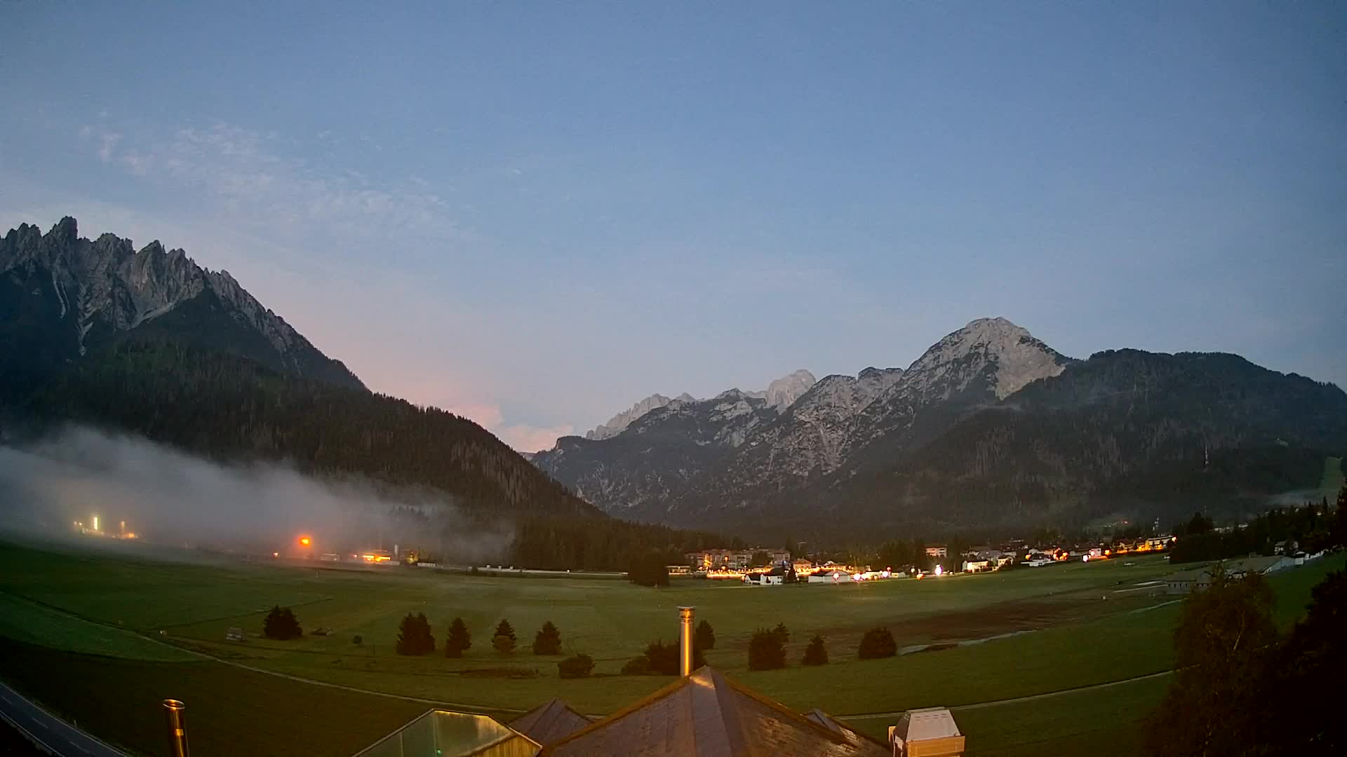 Webcam Toblach Dolomites – View from Hotel Rosengarten