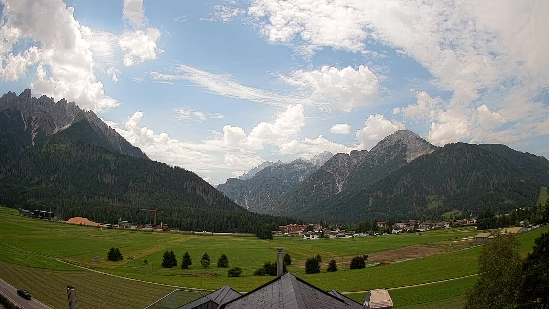 Webcam Toblach Dolomiten – Blick vom Hotel Rosengarten