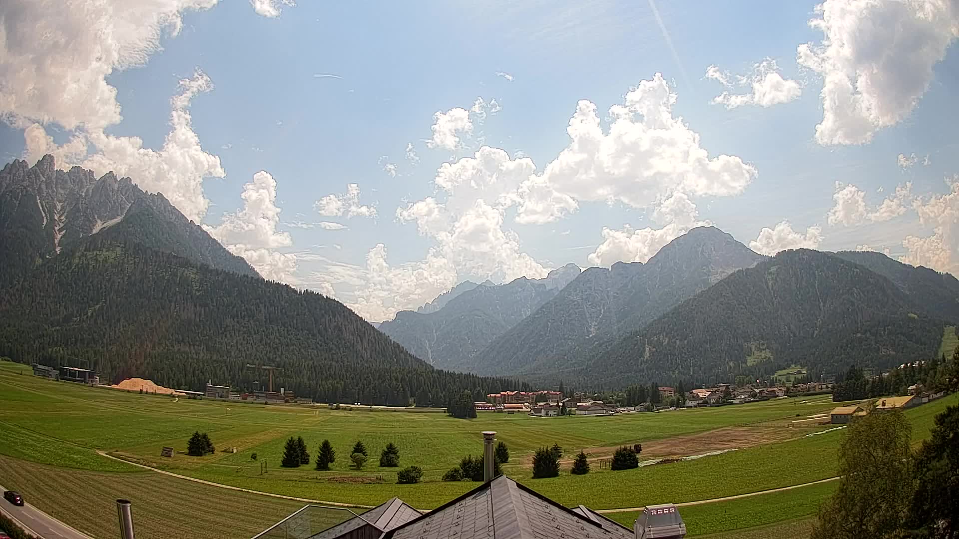 Webcam Toblach Dolomites – Vue depuis l’Hôtel Rosengarten