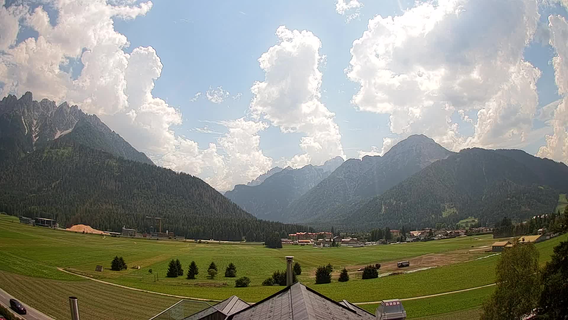 Webcam Toblach Dolomites – Vue depuis l’Hôtel Rosengarten