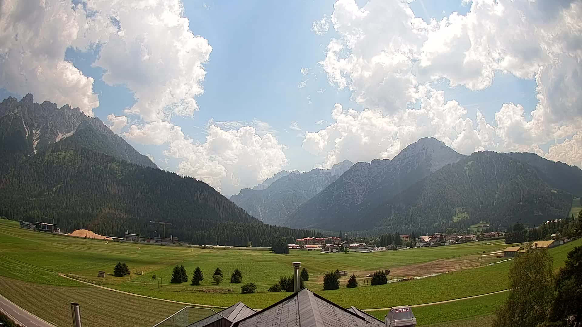 Webcam Toblach Dolomites – Vue depuis l’Hôtel Rosengarten