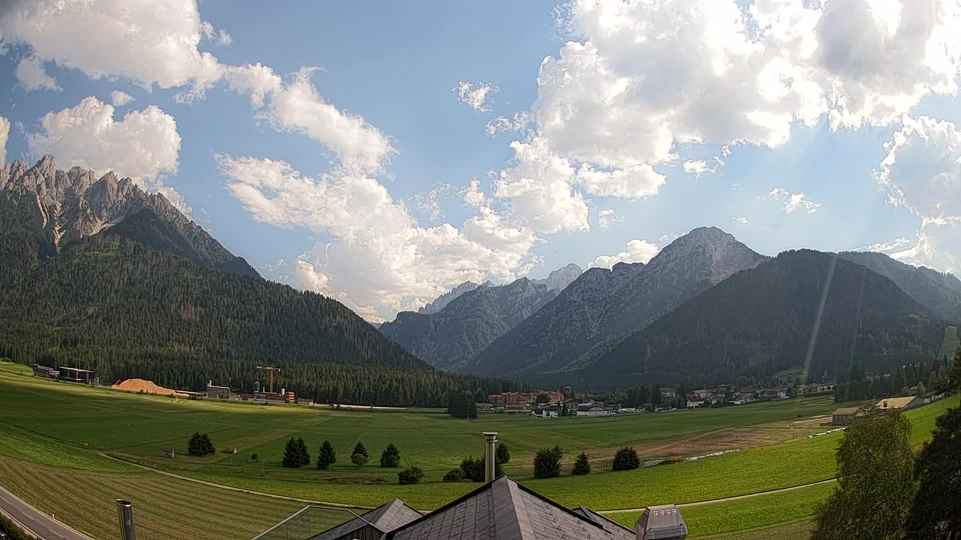 Webcam Toblach Dolomites – Vue depuis l’Hôtel Rosengarten