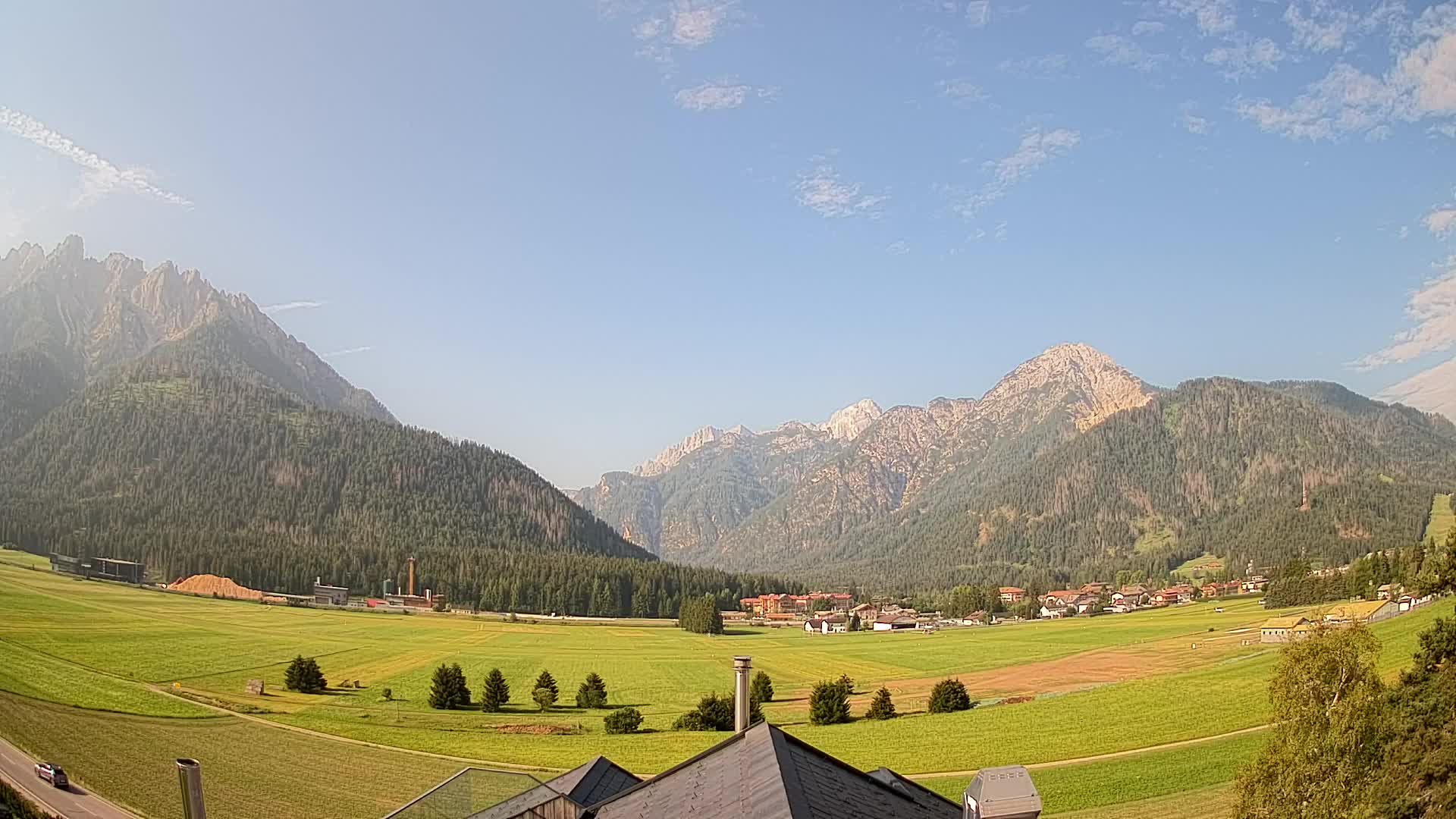 Webcam Toblach Dolomitas – Vista desde el Hotel Rosengarten