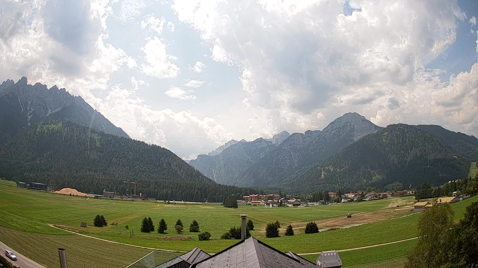 Webcam Toblach Dolomiten – Blick vom Hotel Rosengarten