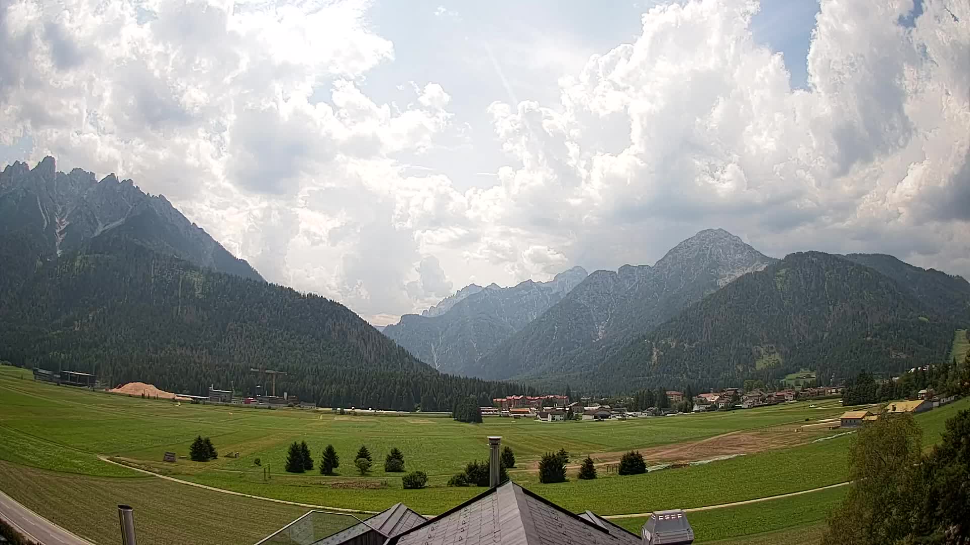 Webcam Toblach Dolomites – Vue depuis l’Hôtel Rosengarten