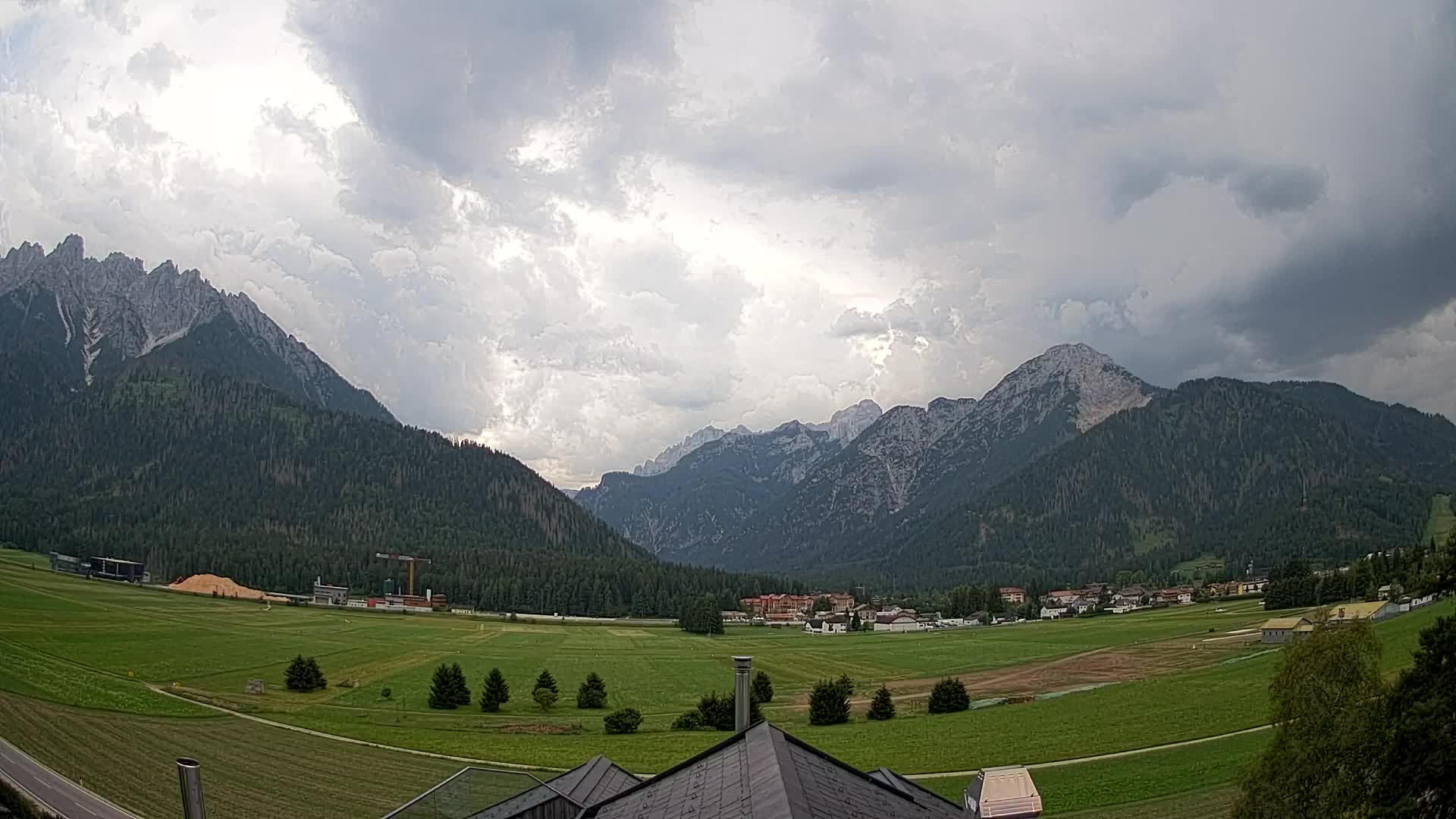 Webcam Toblach Dolomites – Vue depuis l’Hôtel Rosengarten