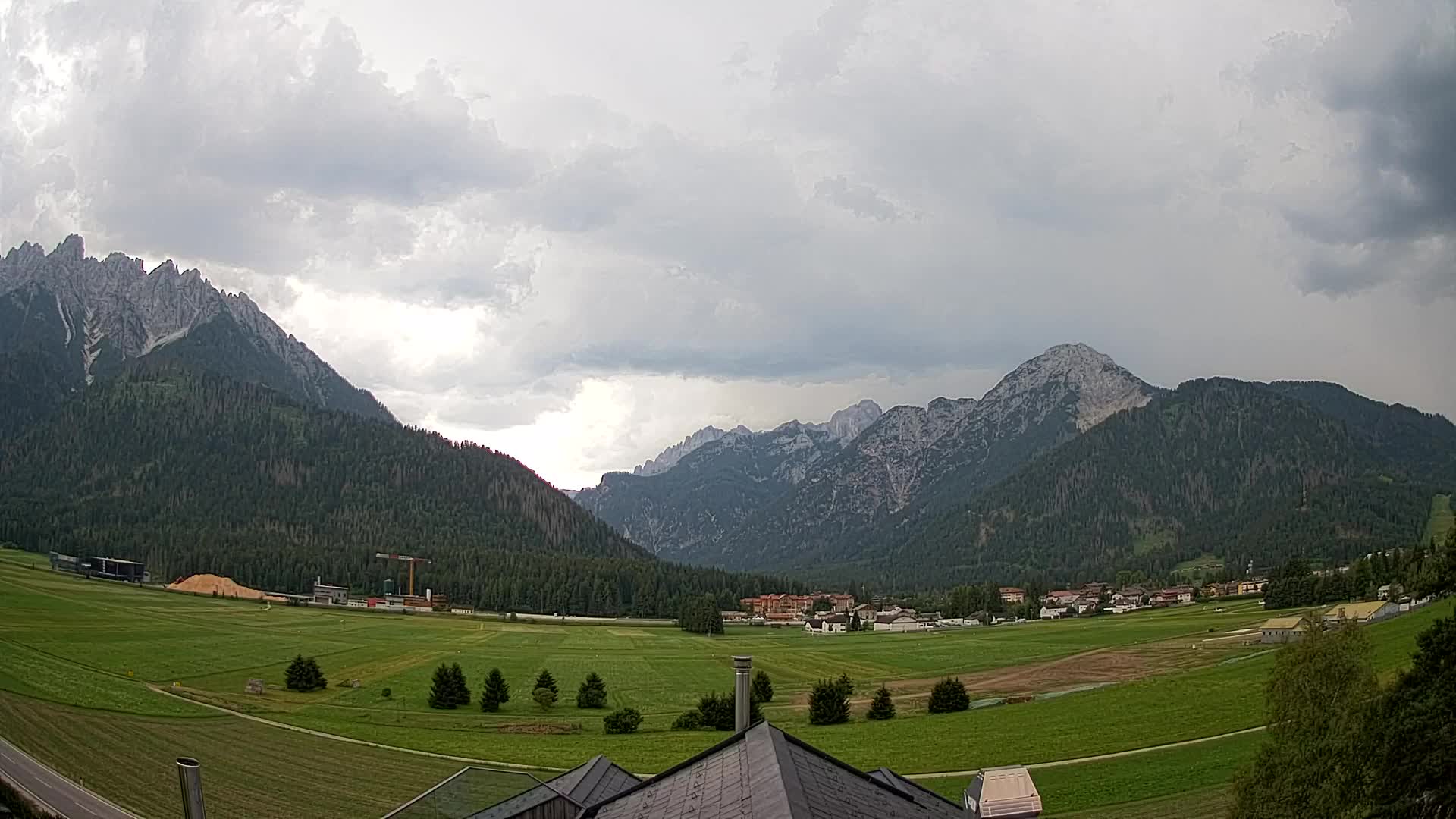 Webcam Toblach Dolomiten – Blick vom Hotel Rosengarten