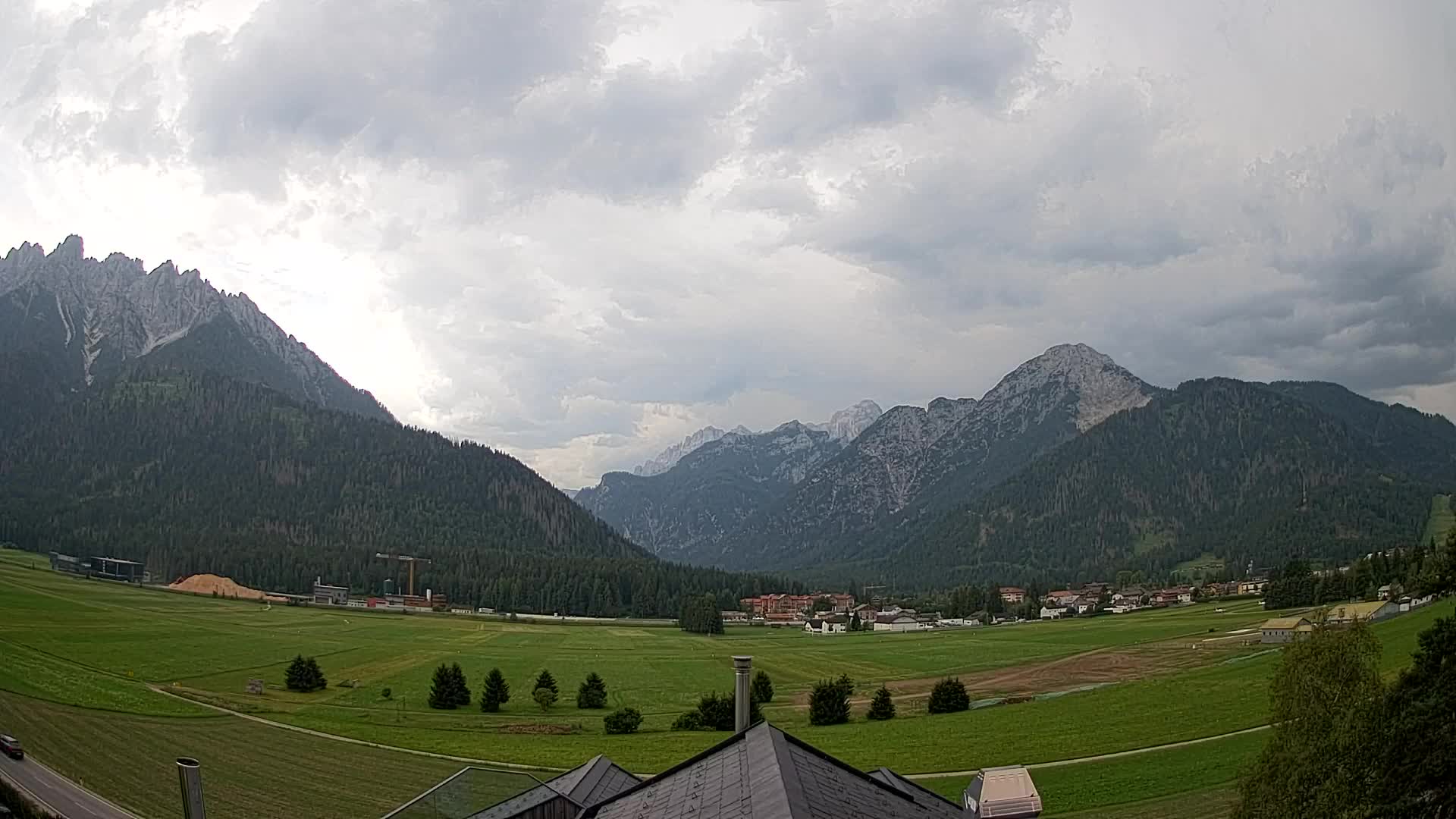 Webcam Toblach Dolomites – Vue depuis l’Hôtel Rosengarten