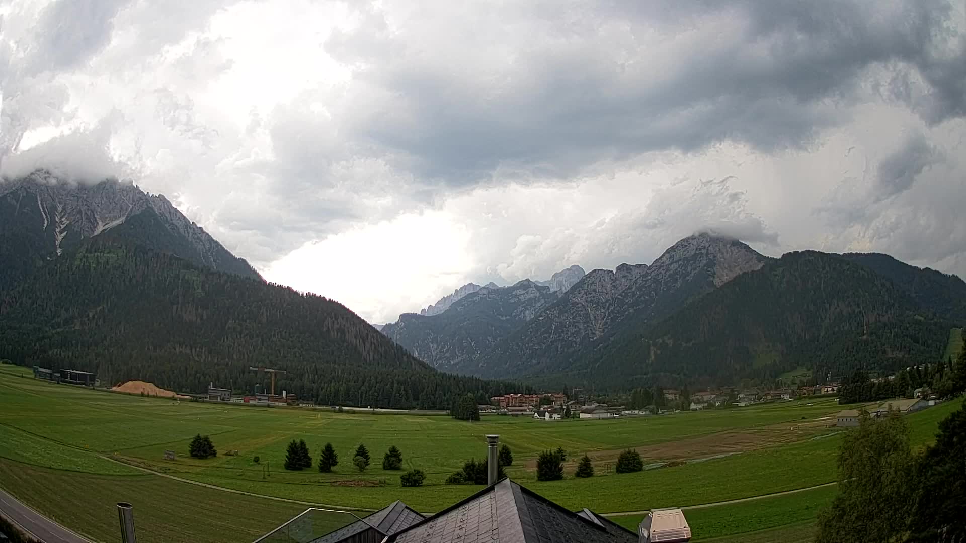 Webcam Toblach Dolomites – Vue depuis l’Hôtel Rosengarten