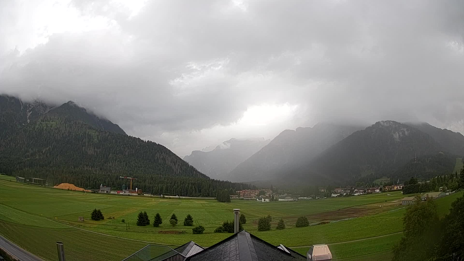 Webcam Toblach Dolomites – Vue depuis l’Hôtel Rosengarten