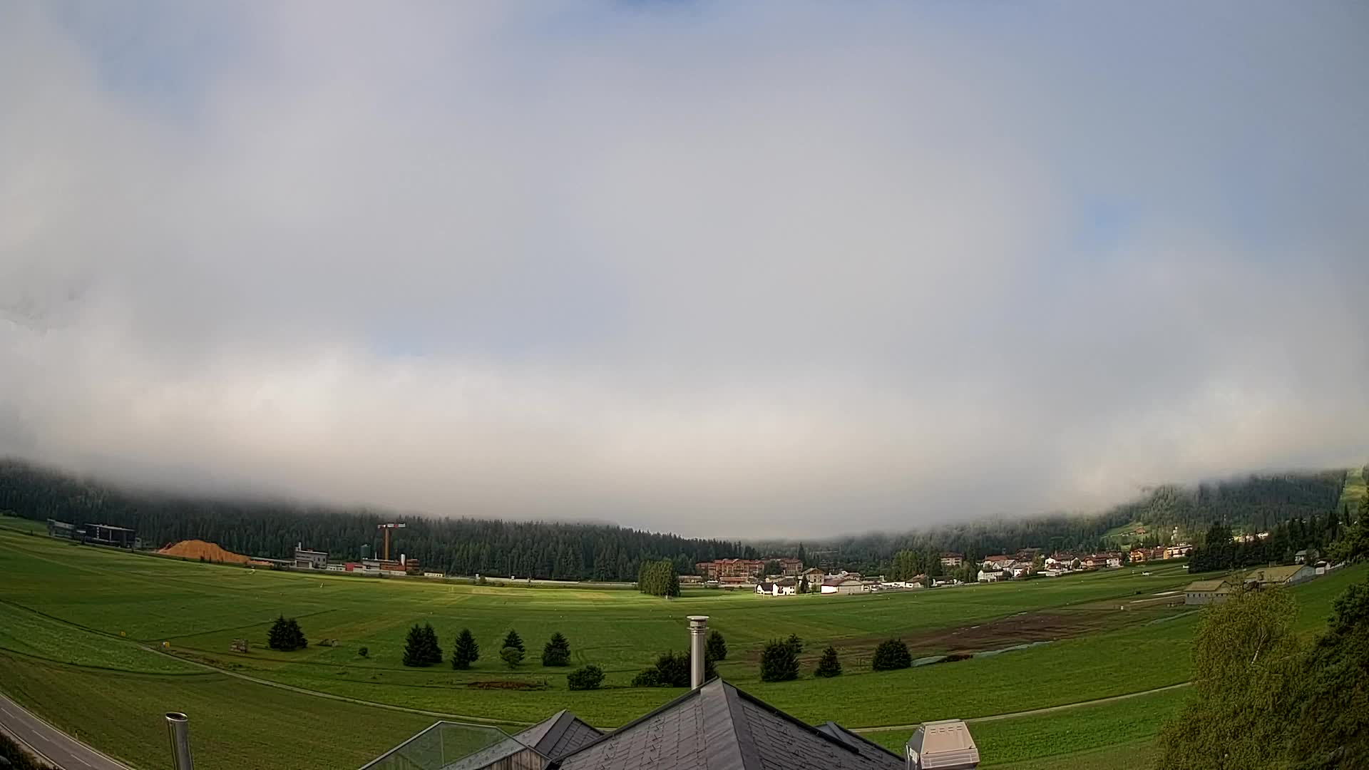 Webcam Toblach Dolomites – View from Hotel Rosengarten