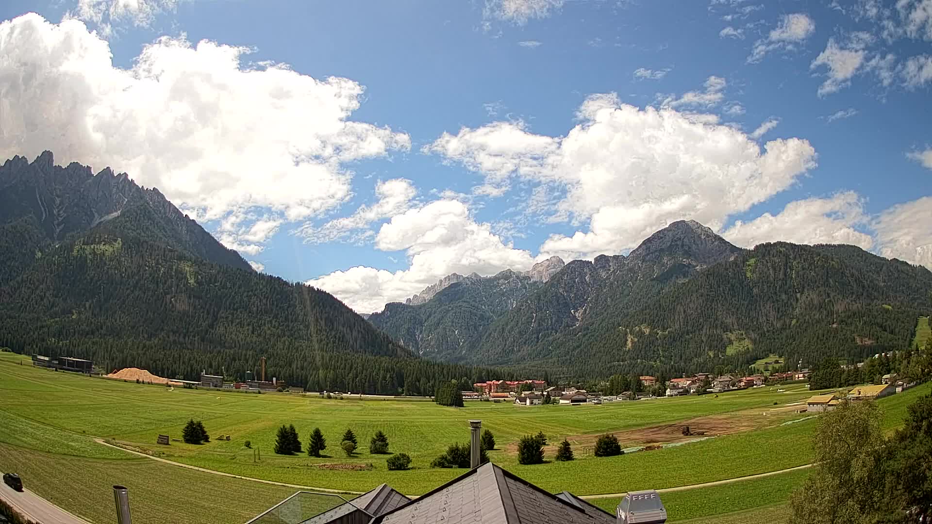 Webcam Toblach Dolomiten – Blick vom Hotel Rosengarten