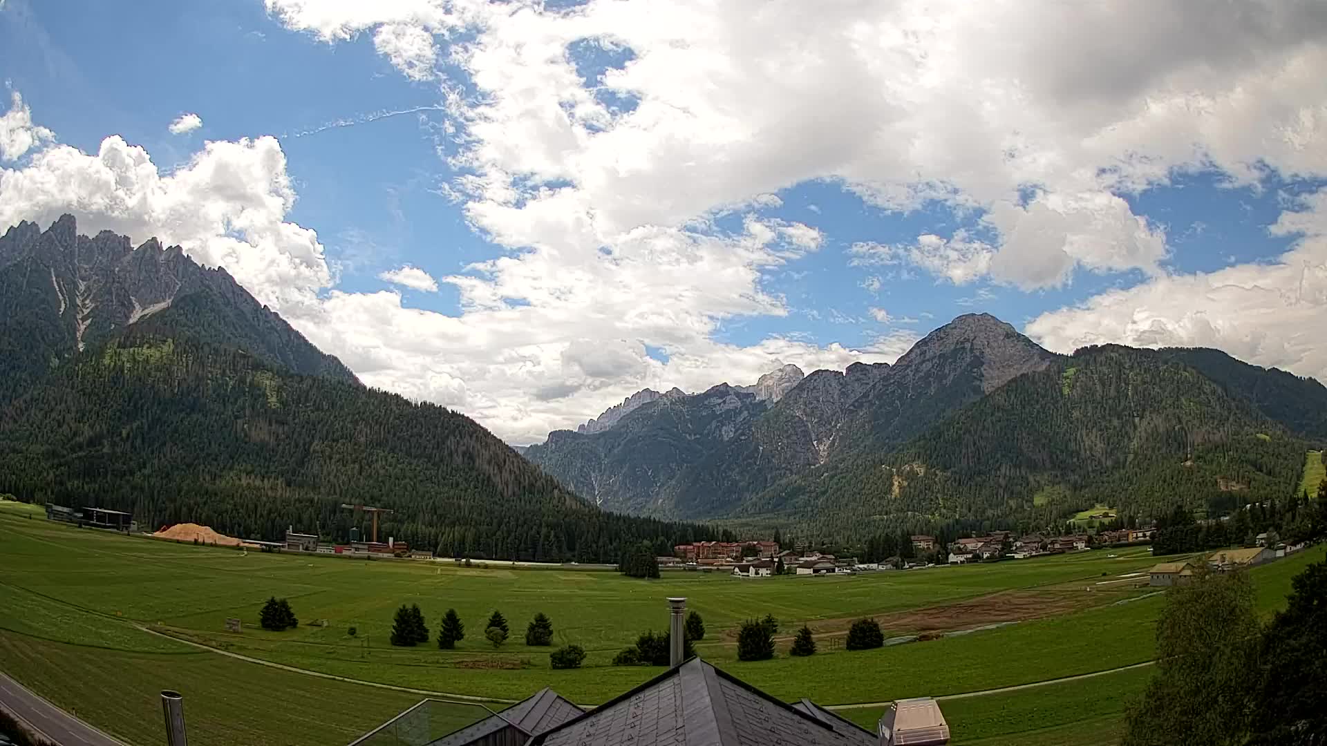 Webcam Toblach Dolomiten – Blick vom Hotel Rosengarten