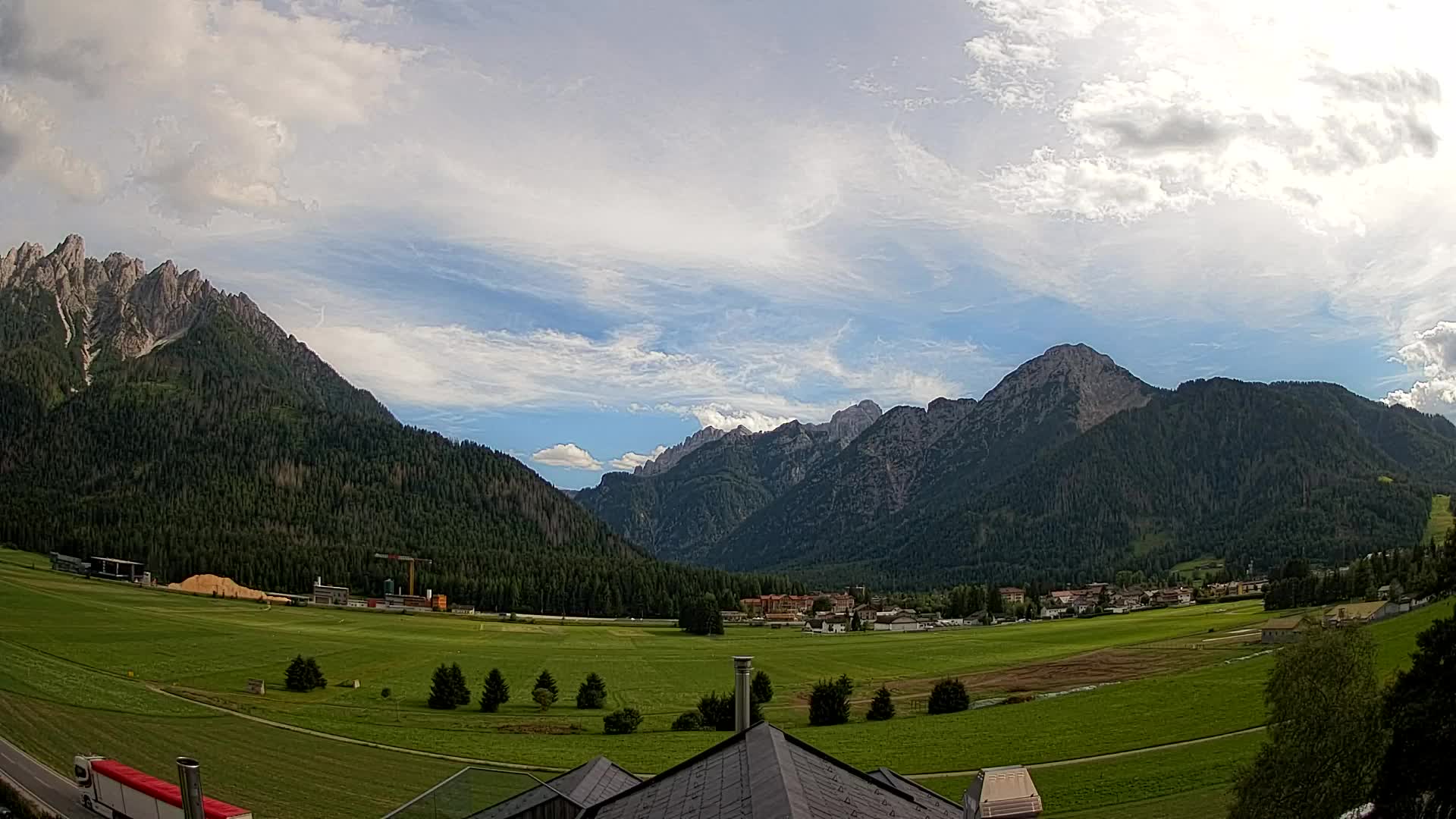 Webcam Toblach Dolomites – Vue depuis l’Hôtel Rosengarten