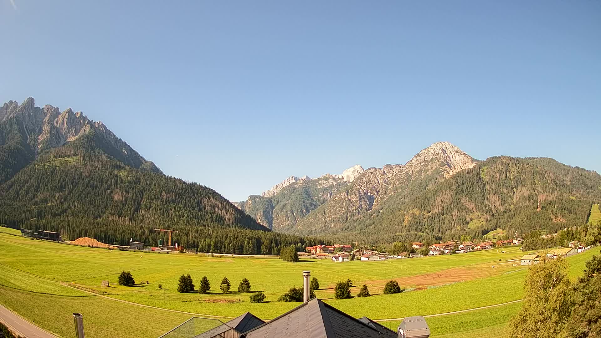 Webcam Toblach Dolomiten – Blick vom Hotel Rosengarten