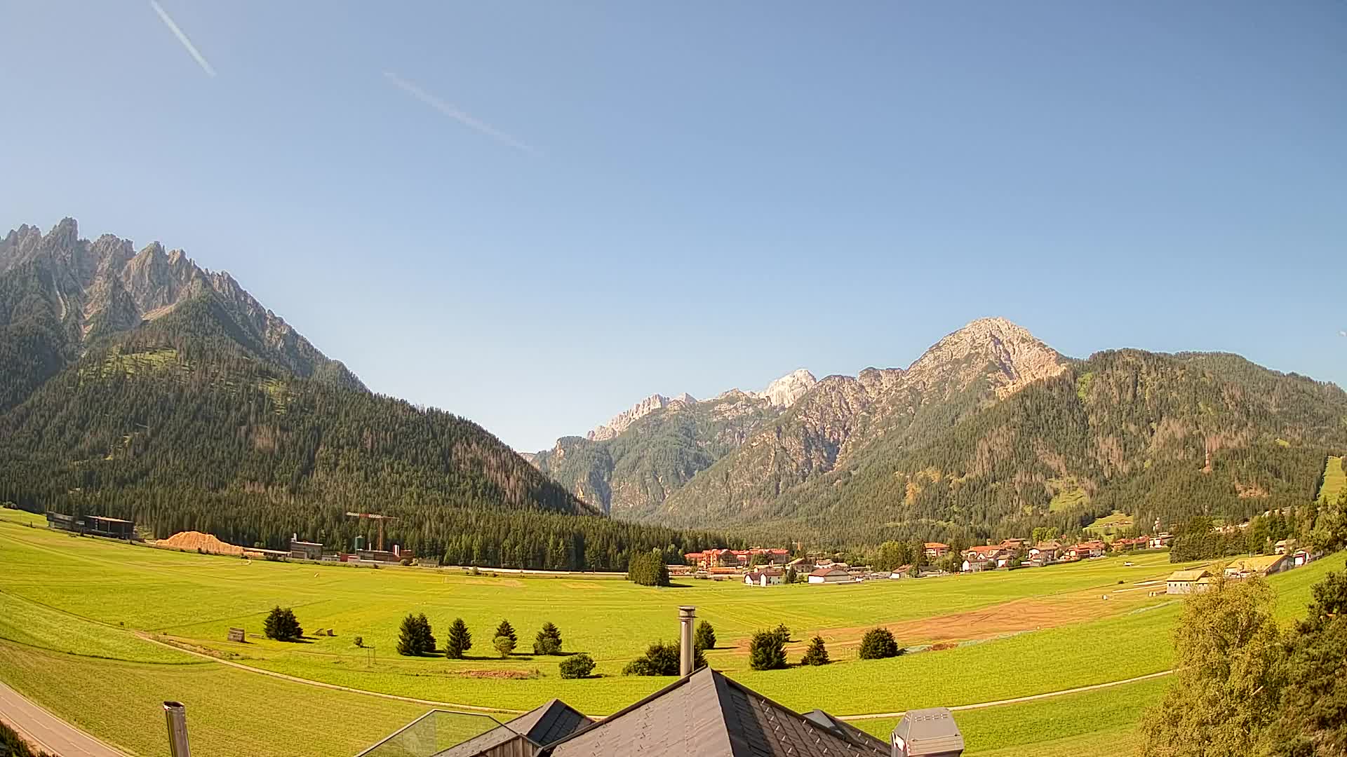 Webcam Toblach Dolomiten – Blick vom Hotel Rosengarten
