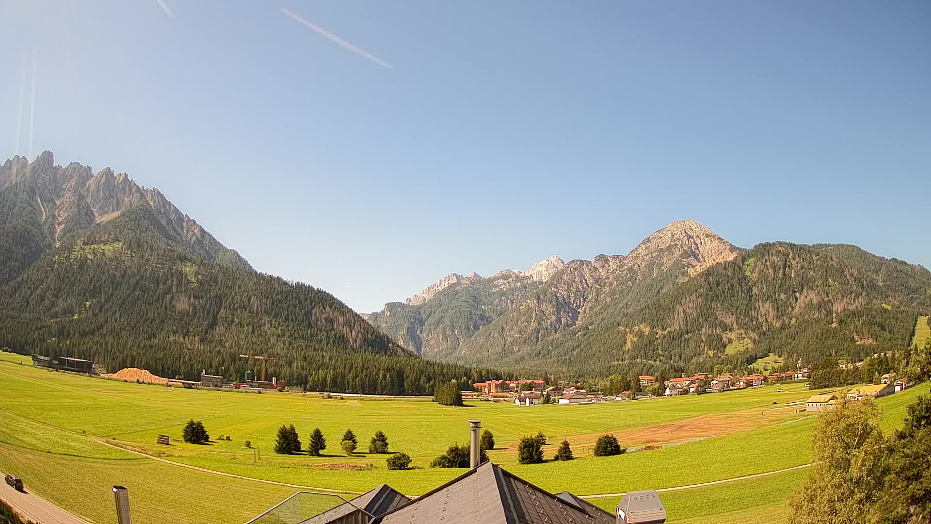 Webcam Toblach Dolomites – View from Hotel Rosengarten